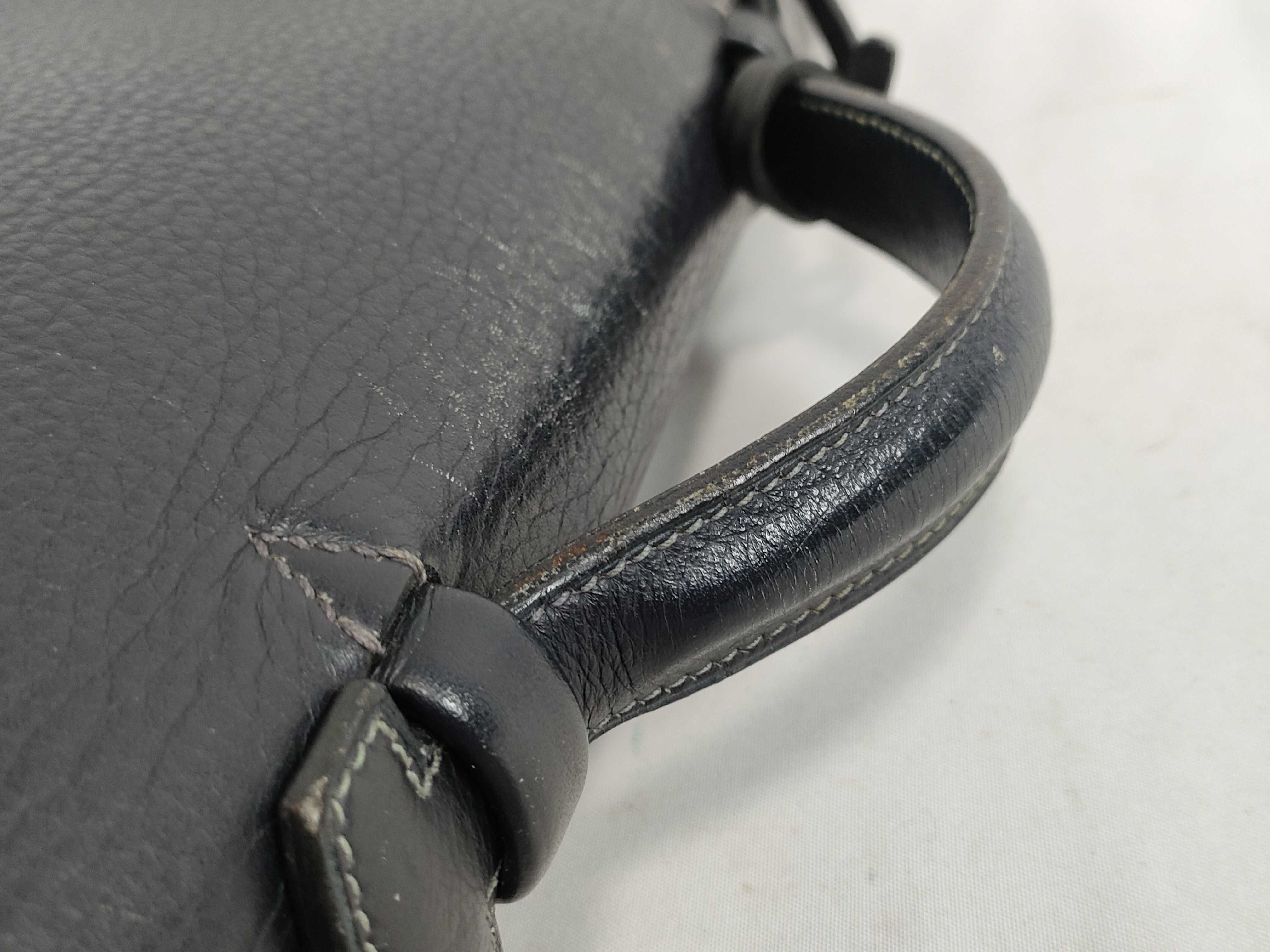 Sac à Dépêches 38 Togo Black E stamp Silver hardware Business bag — view 3