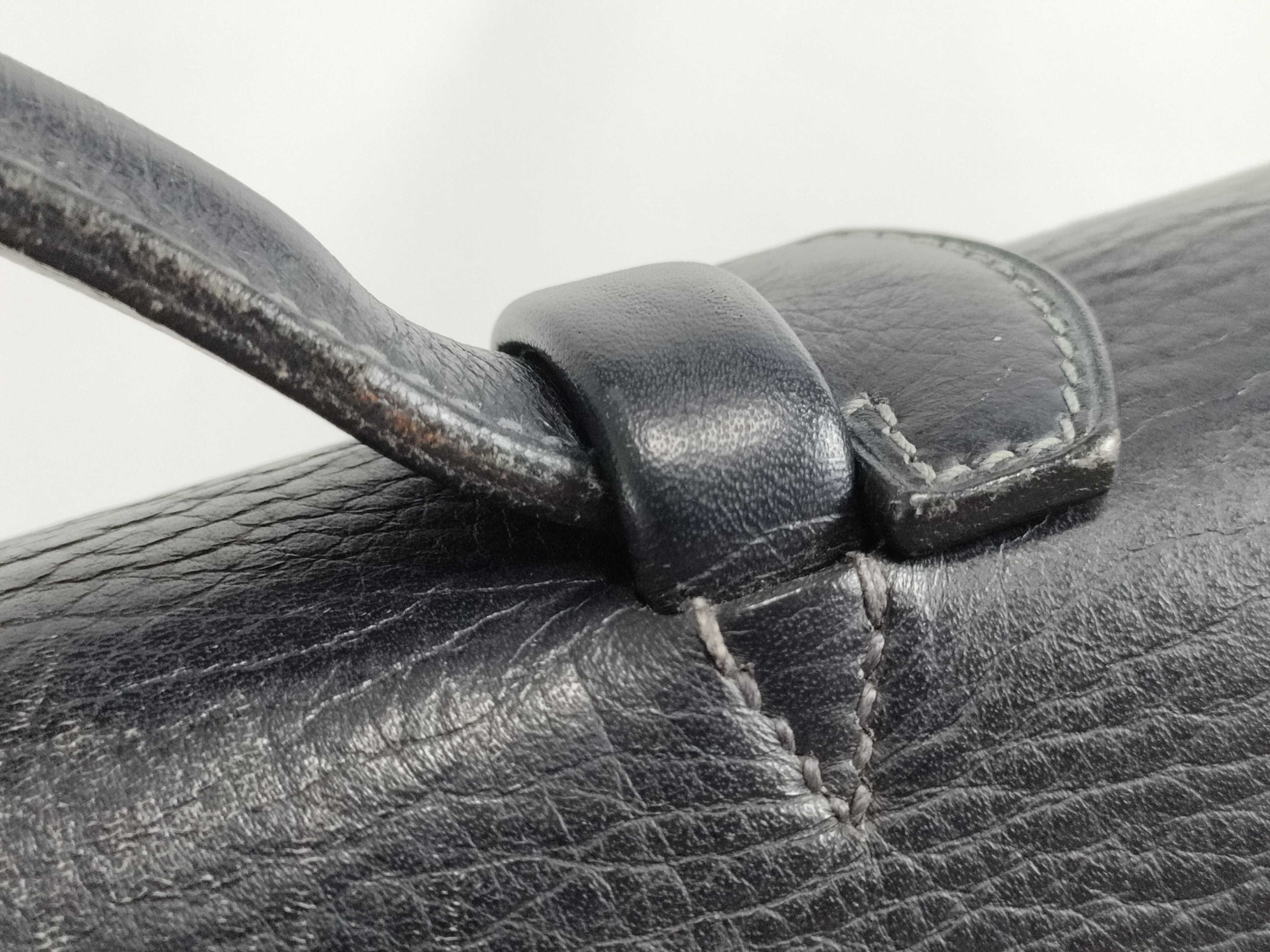 Sac à Dépêches 38 Togo Black E stamp Silver hardware Business bag — view 5