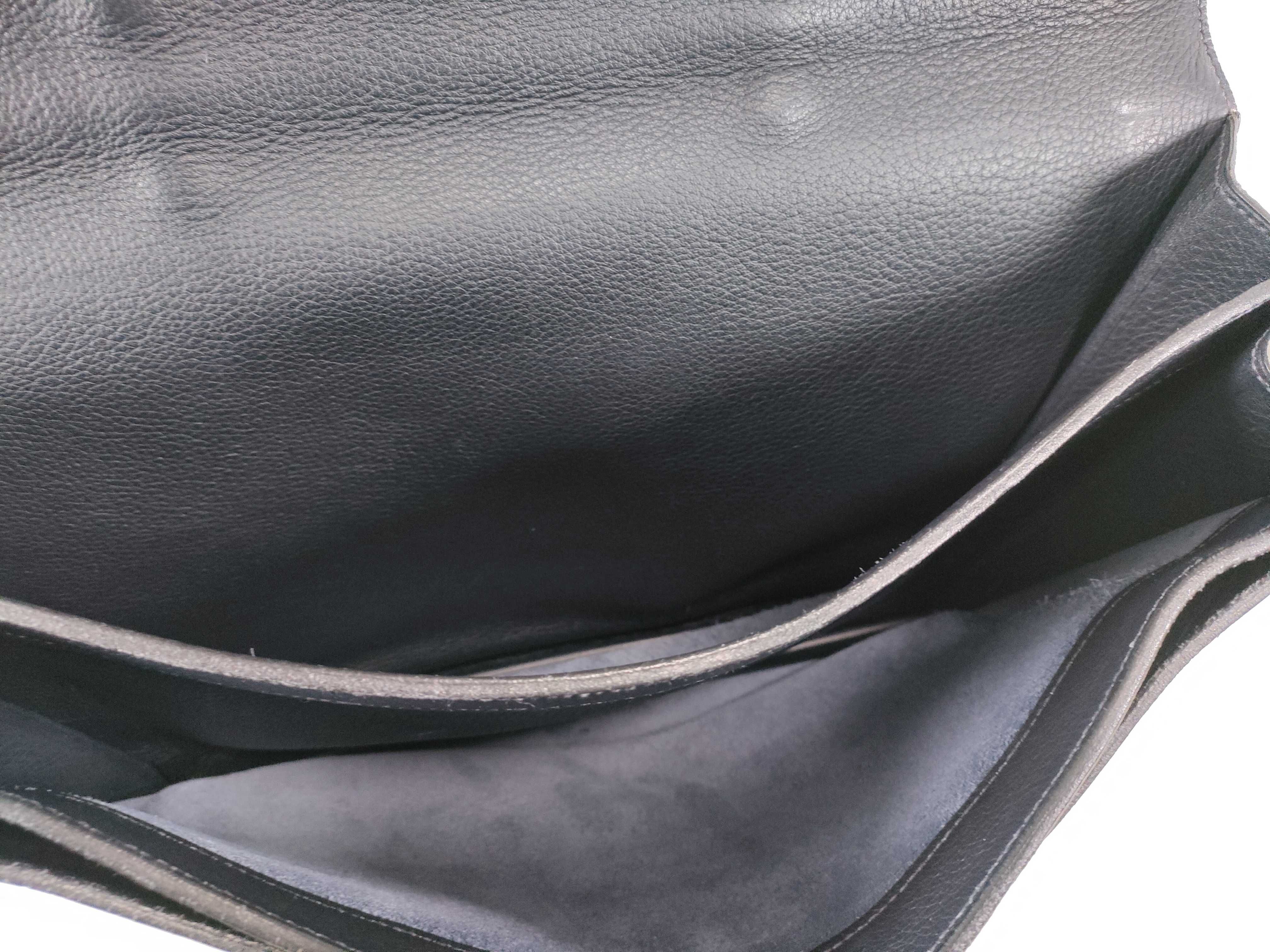 Sac à Dépêches 38 Togo Black E stamp Silver hardware Business bag — view 10