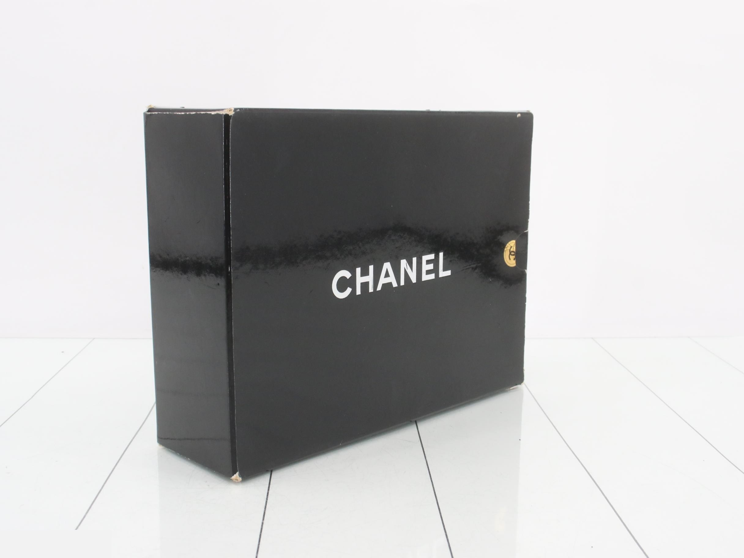 Double Flap Chain Shoulder Bag, Black — view 7
