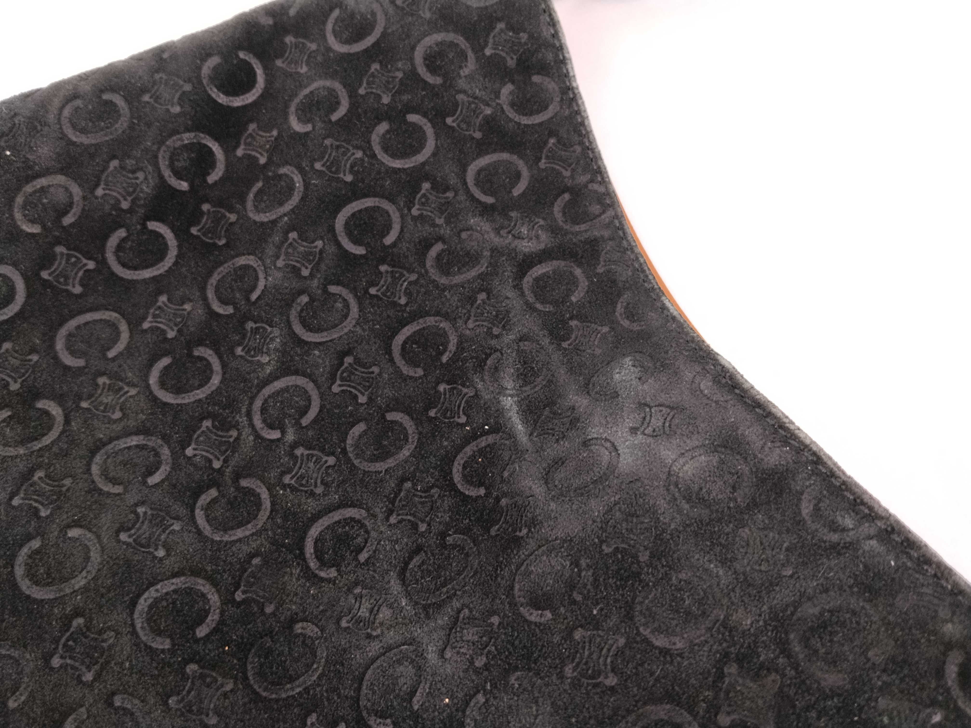 Suede Macadam Leather Black One-Shoulder Bag — view 14