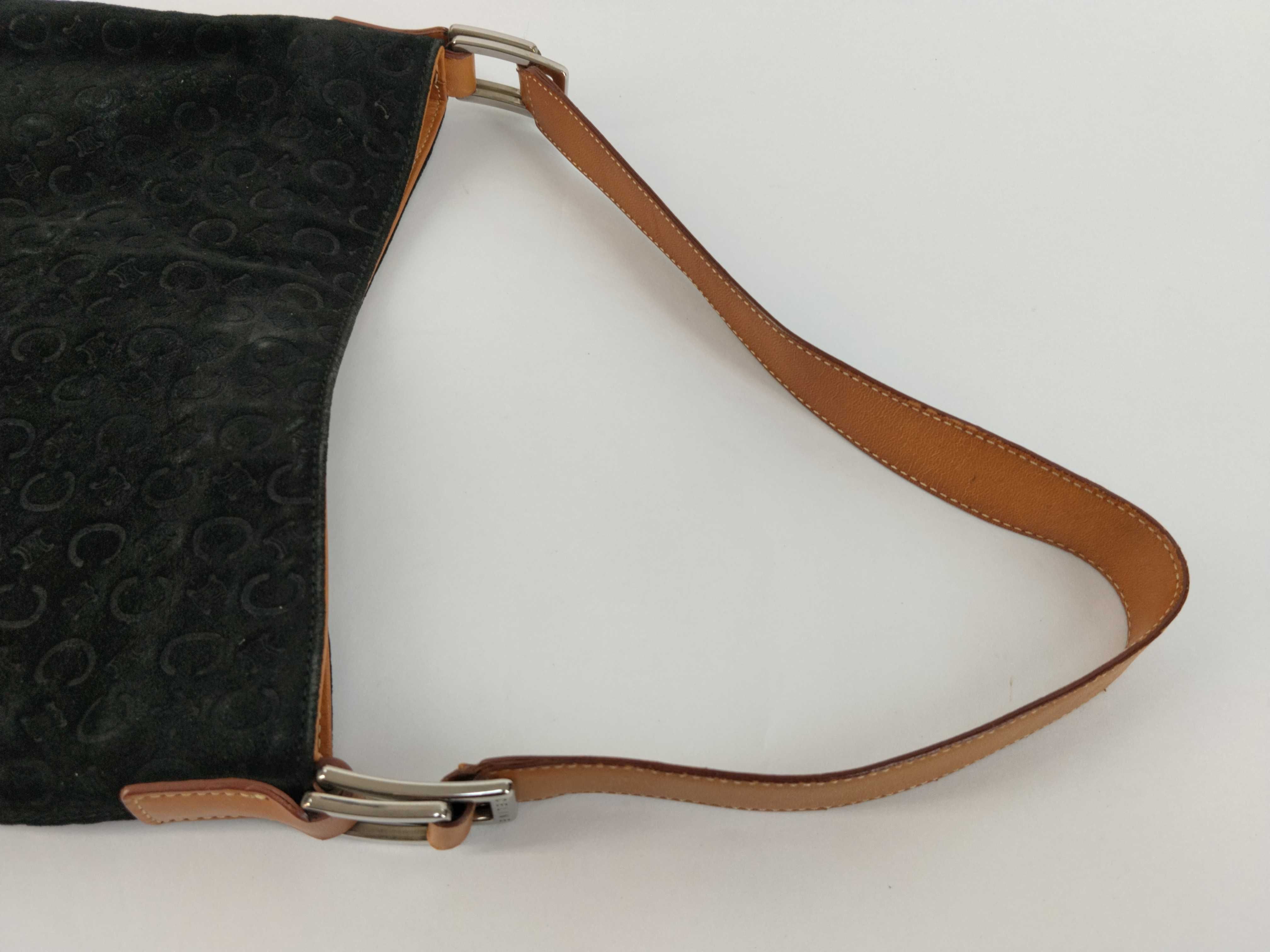 Suede Macadam Leather Black One-Shoulder Bag — view 3