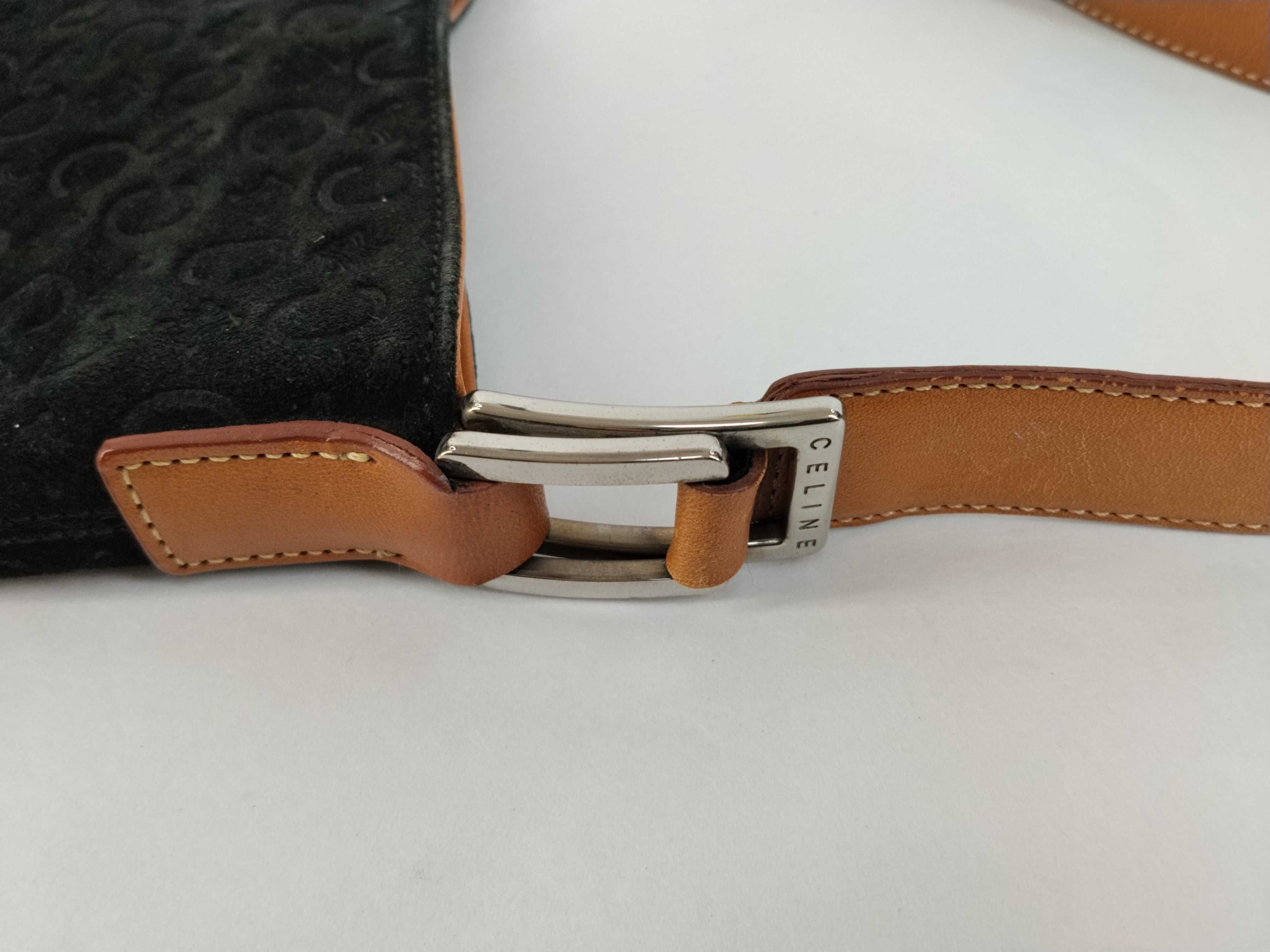 Suede Macadam Leather Black One-Shoulder Bag — view 5