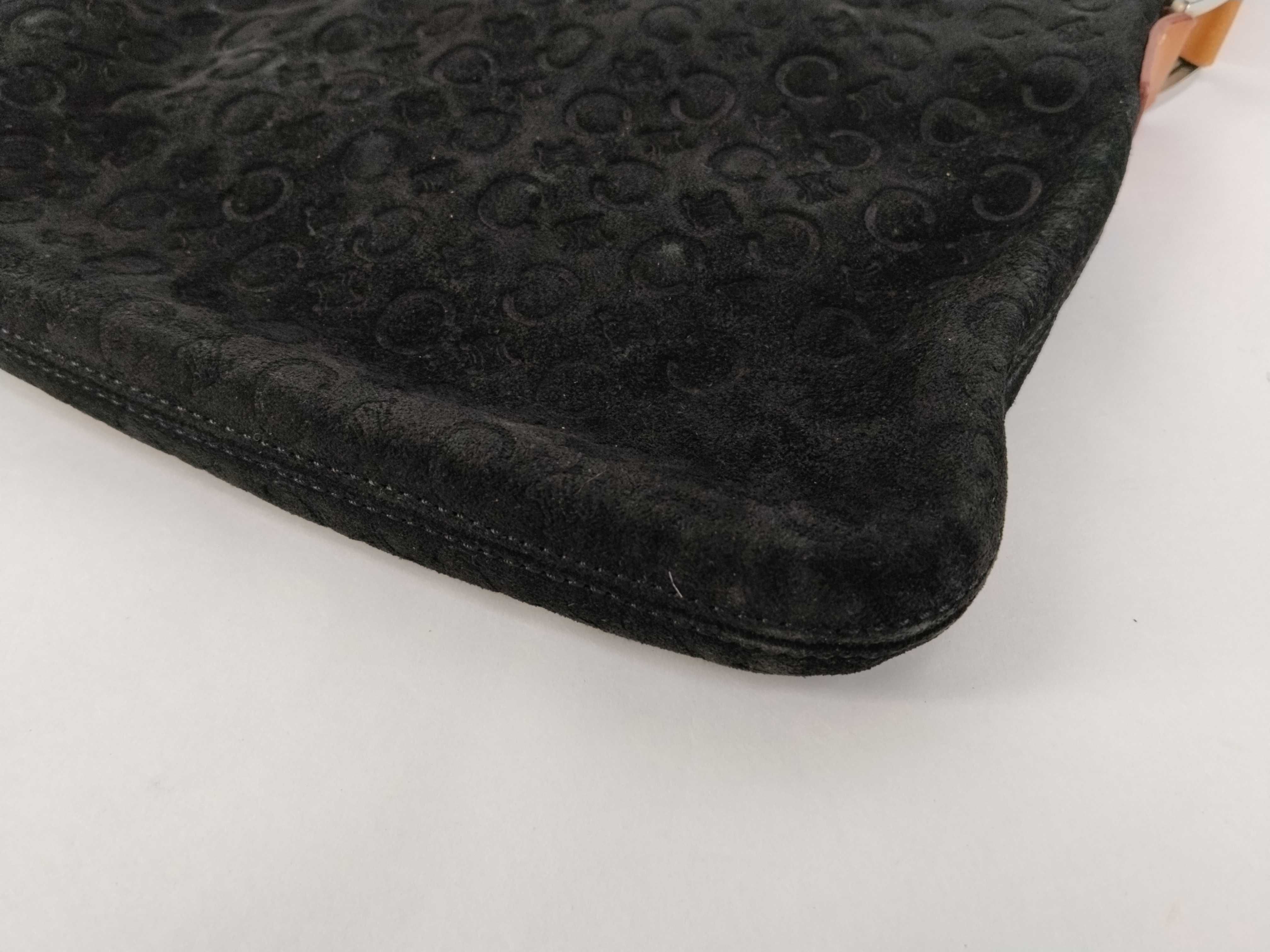 Suede Macadam Leather Black One-Shoulder Bag — view 6