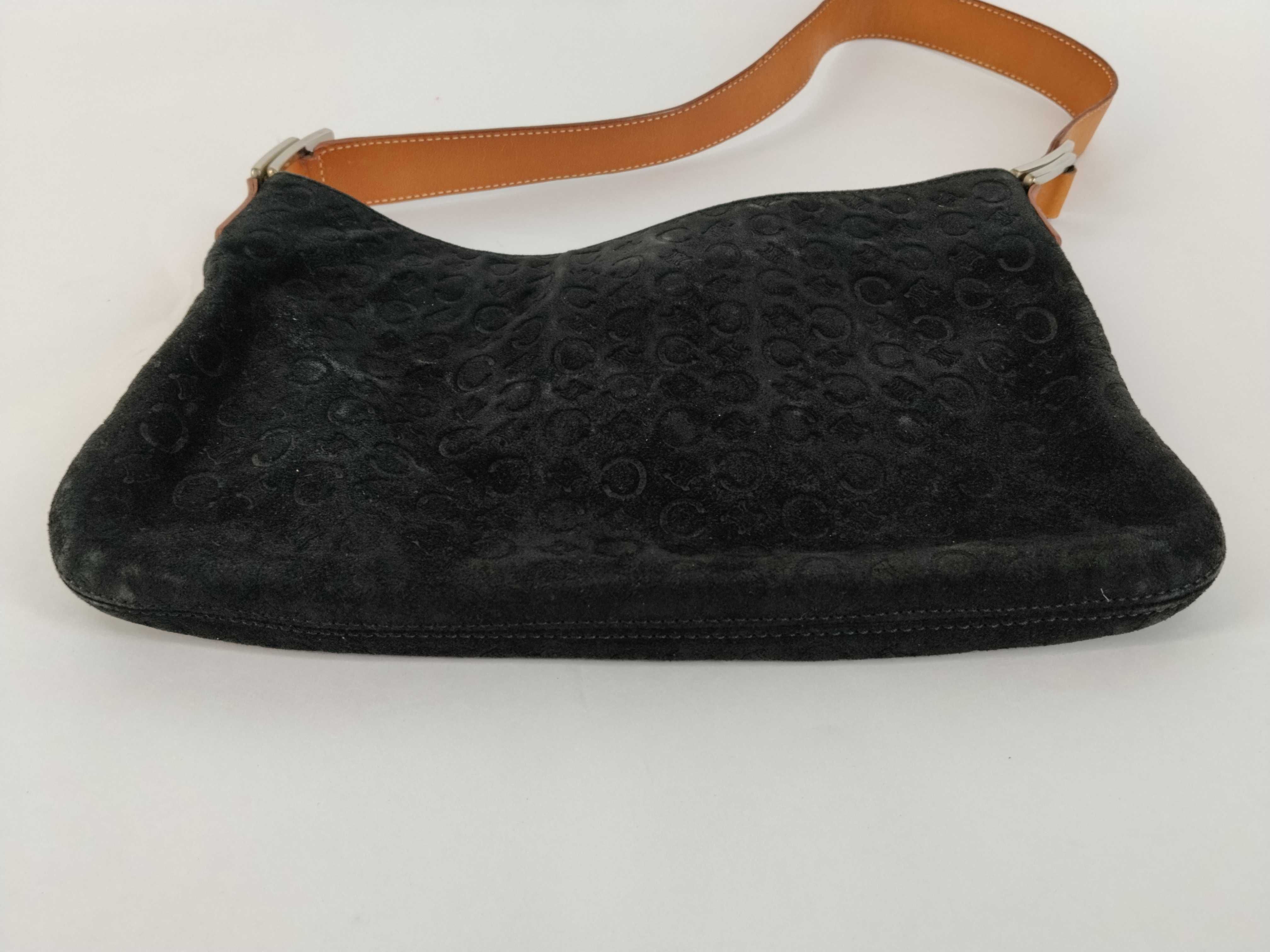 Suede Macadam Leather Black One-Shoulder Bag — view 7