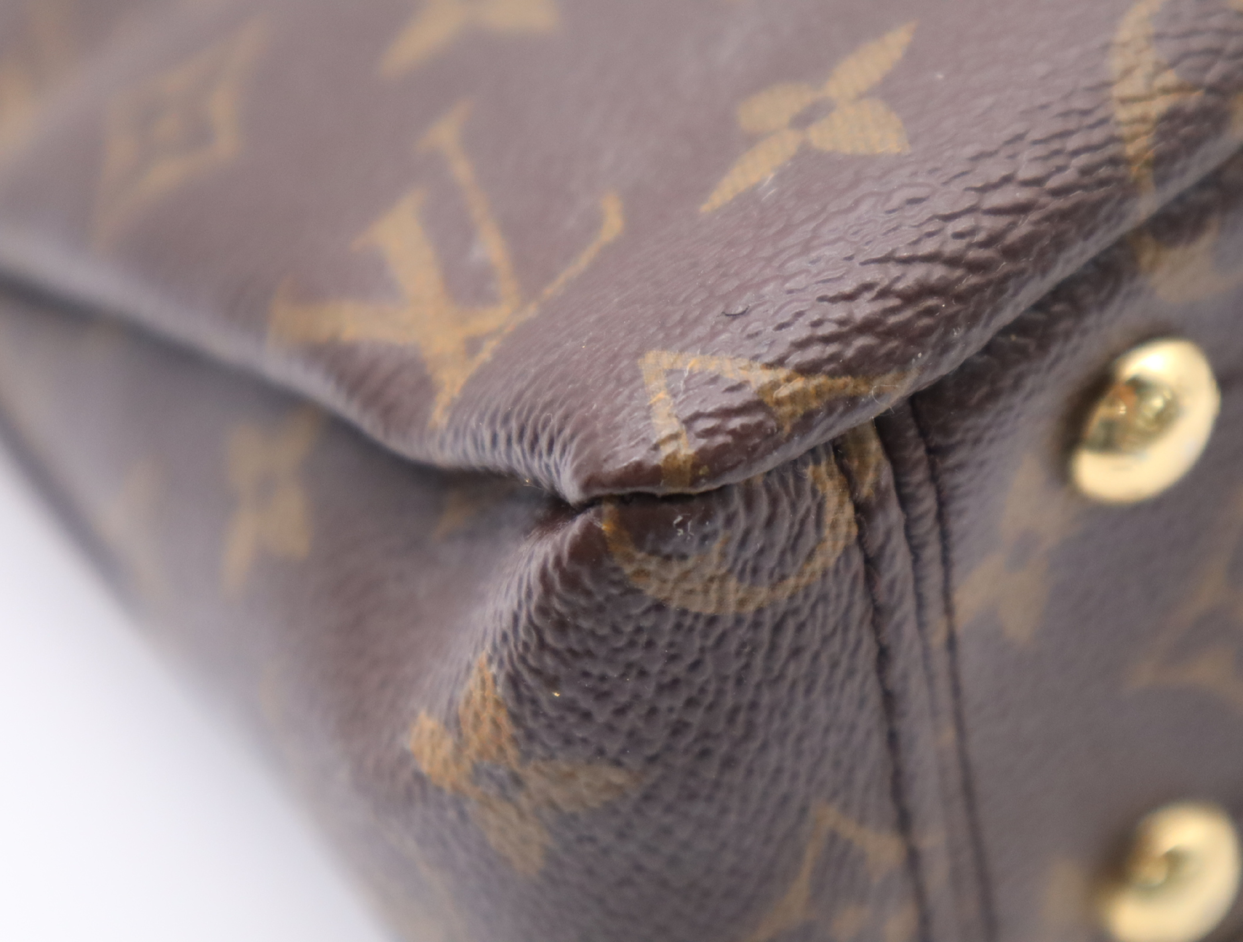 M42961 Monogram Pallas BB Raisin Handbag with Shoulder Strap — view 6