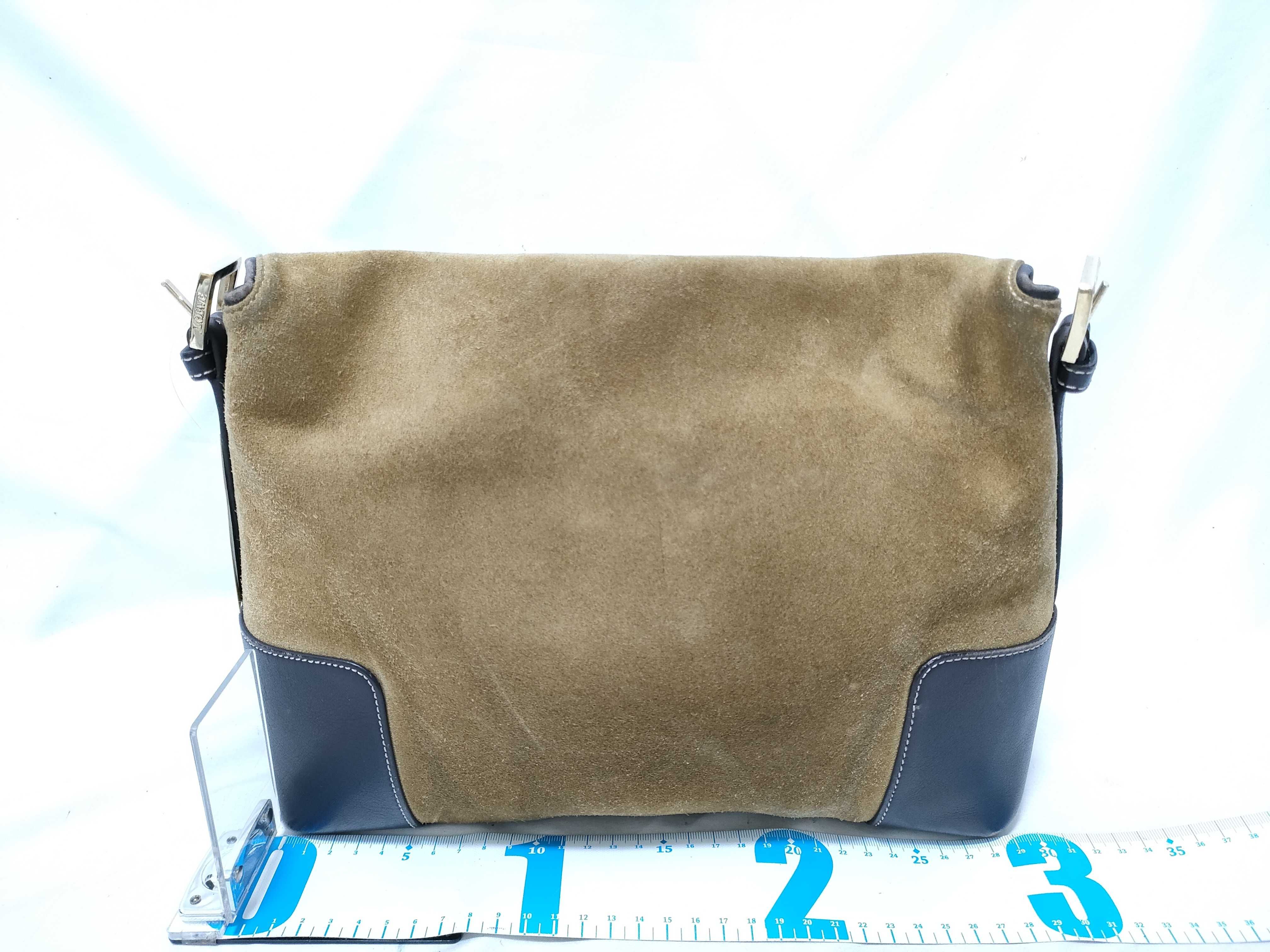 Anagram Suede Shoulder Bag — view 2