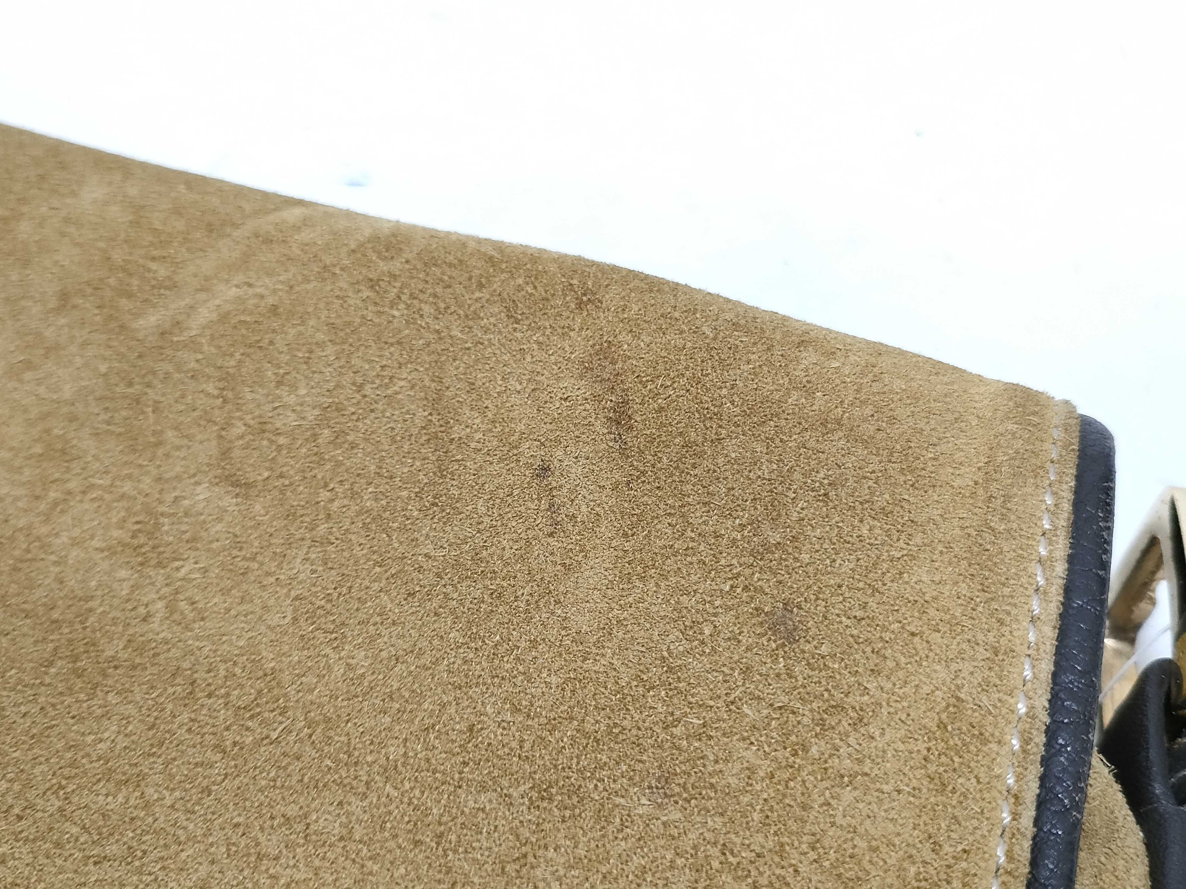 Anagram Suede Shoulder Bag — view 12