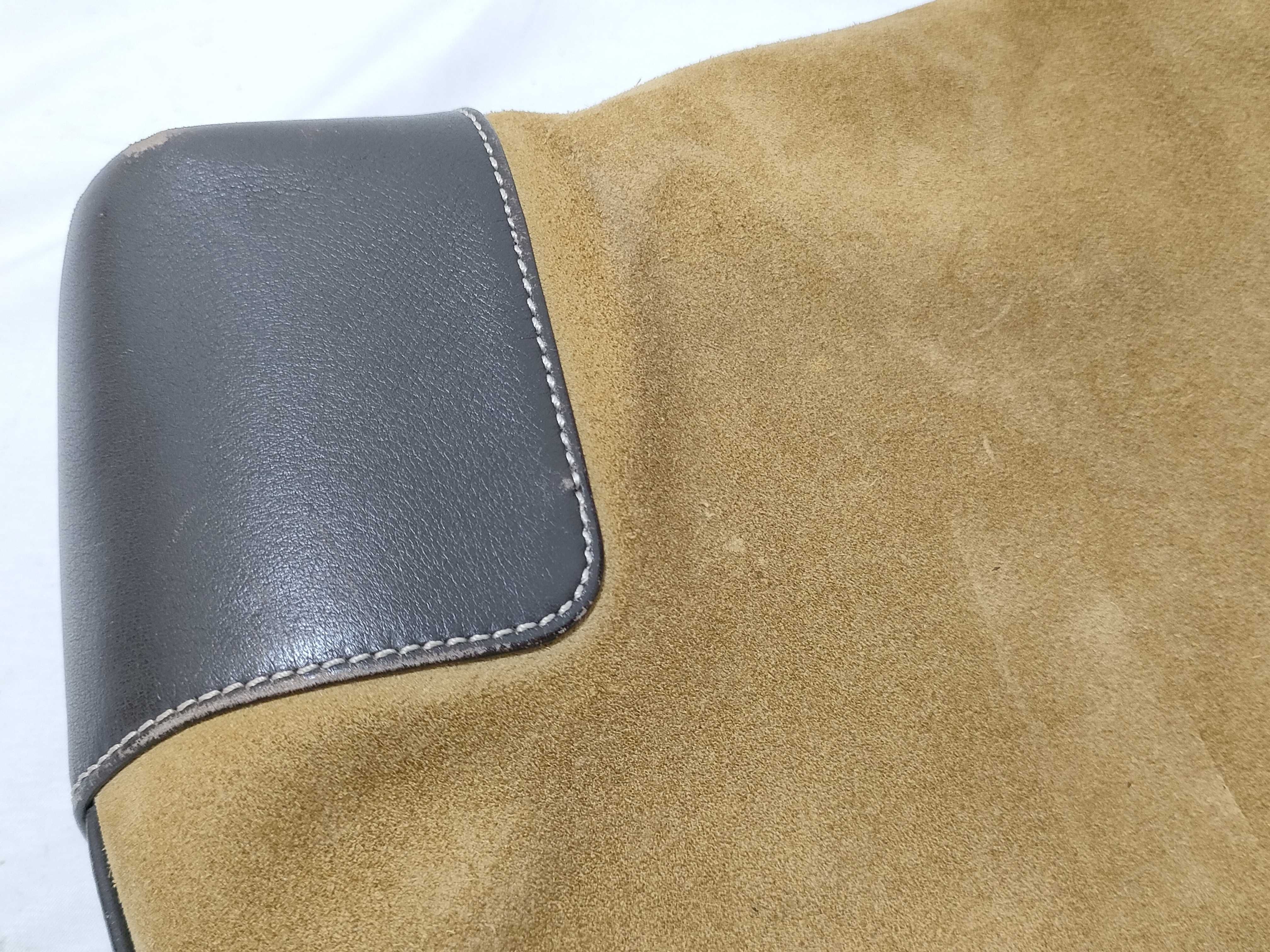 Anagram Suede Shoulder Bag — view 13