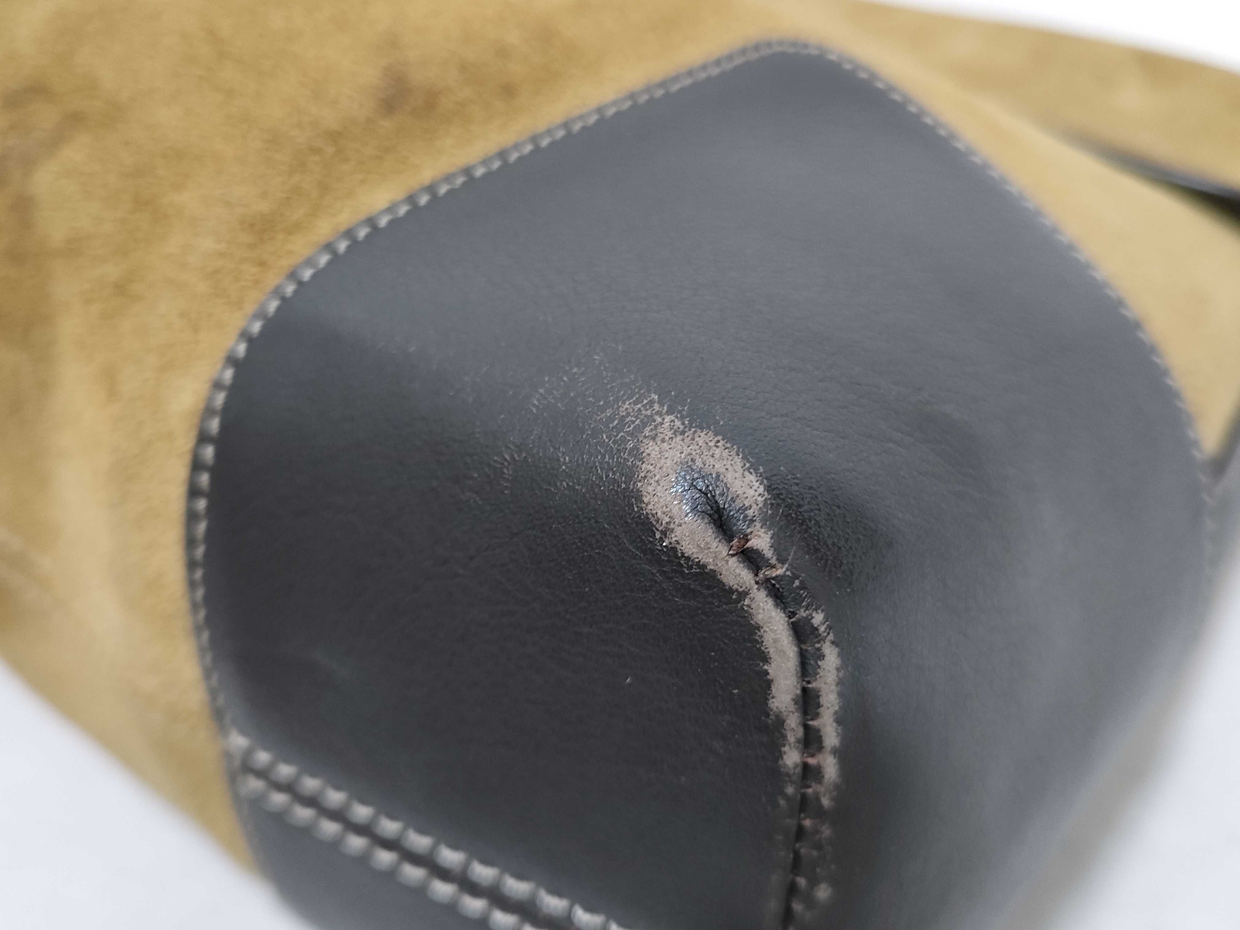 Anagram Suede Shoulder Bag — view 3
