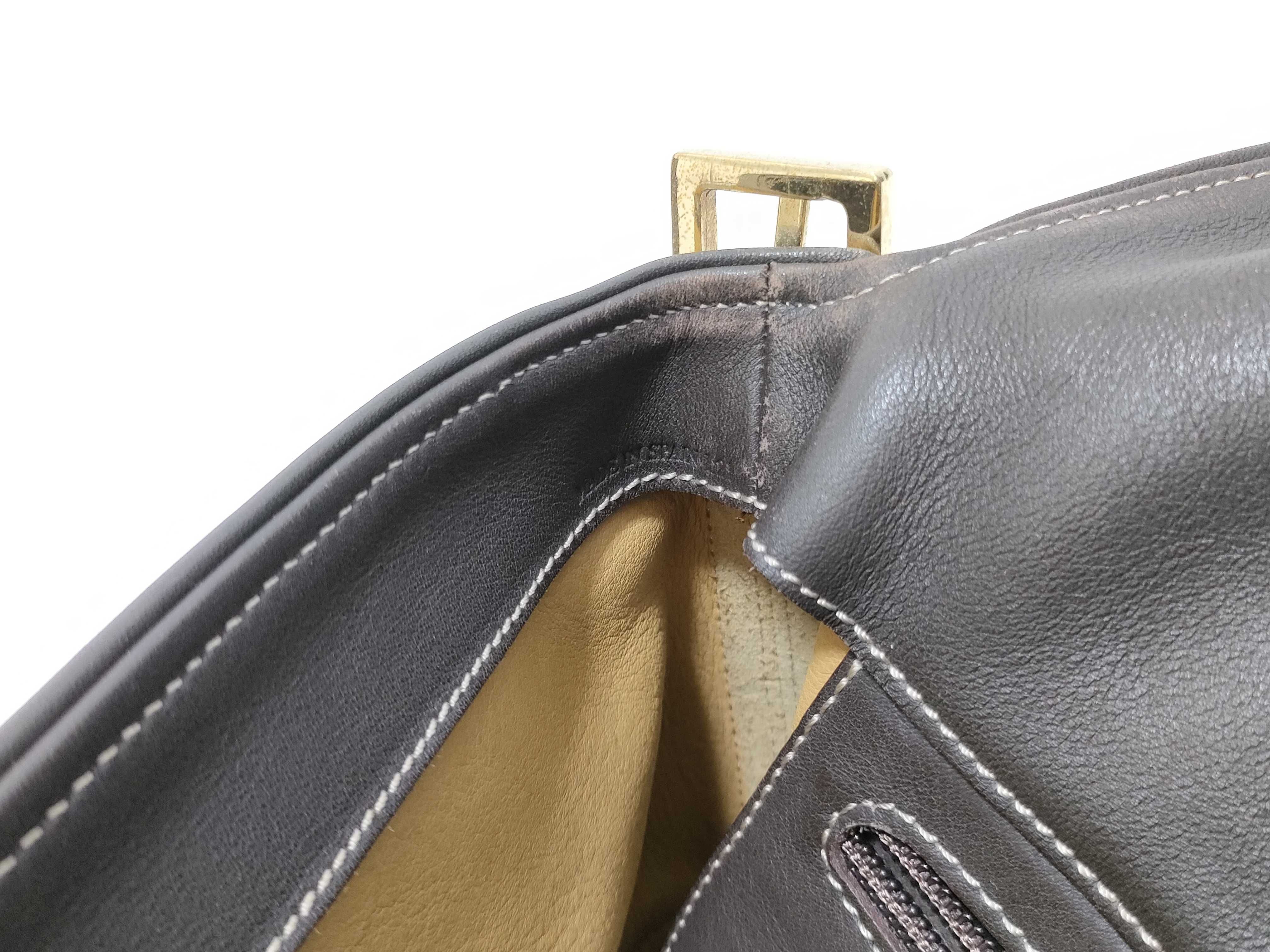 Anagram Suede Shoulder Bag — view 6