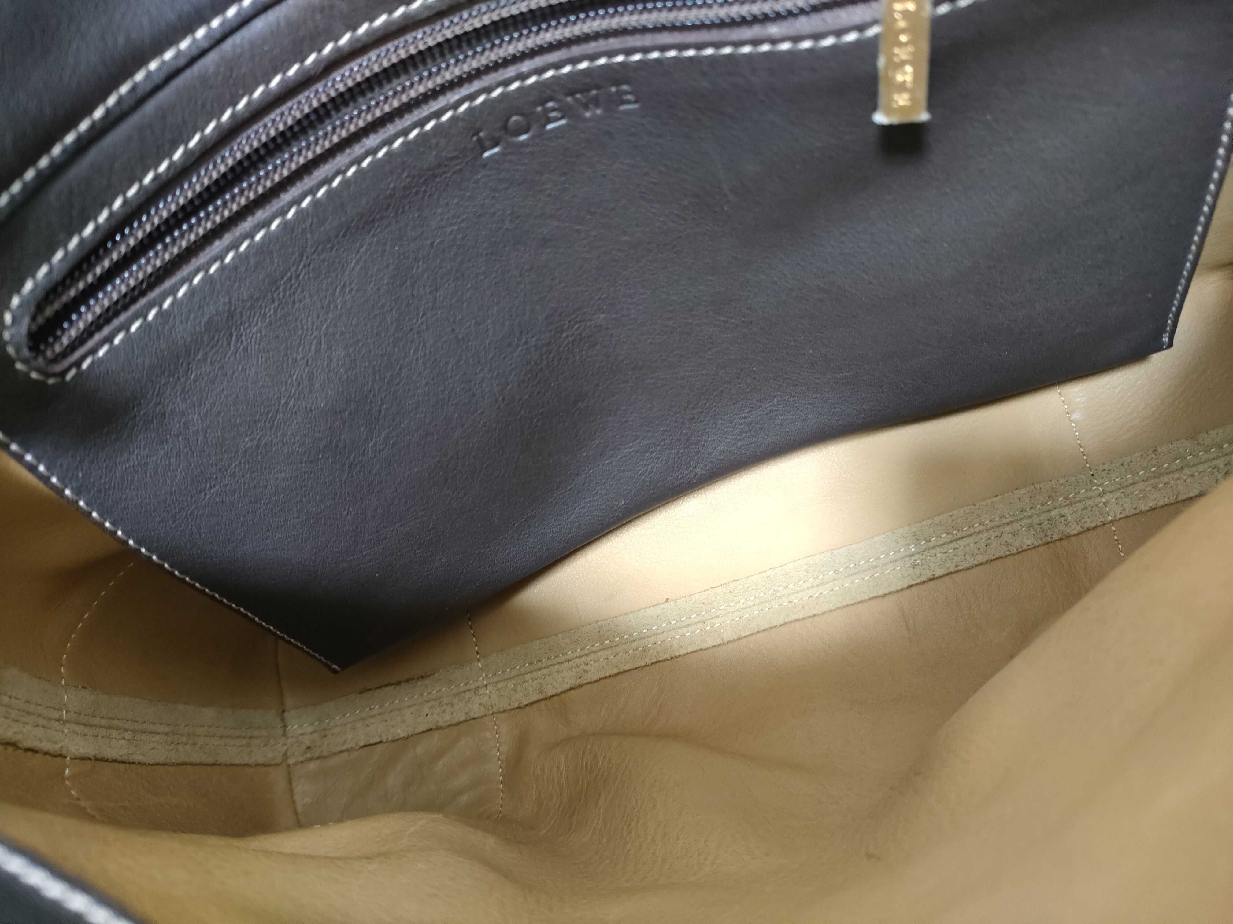 Anagram Suede Shoulder Bag — view 7