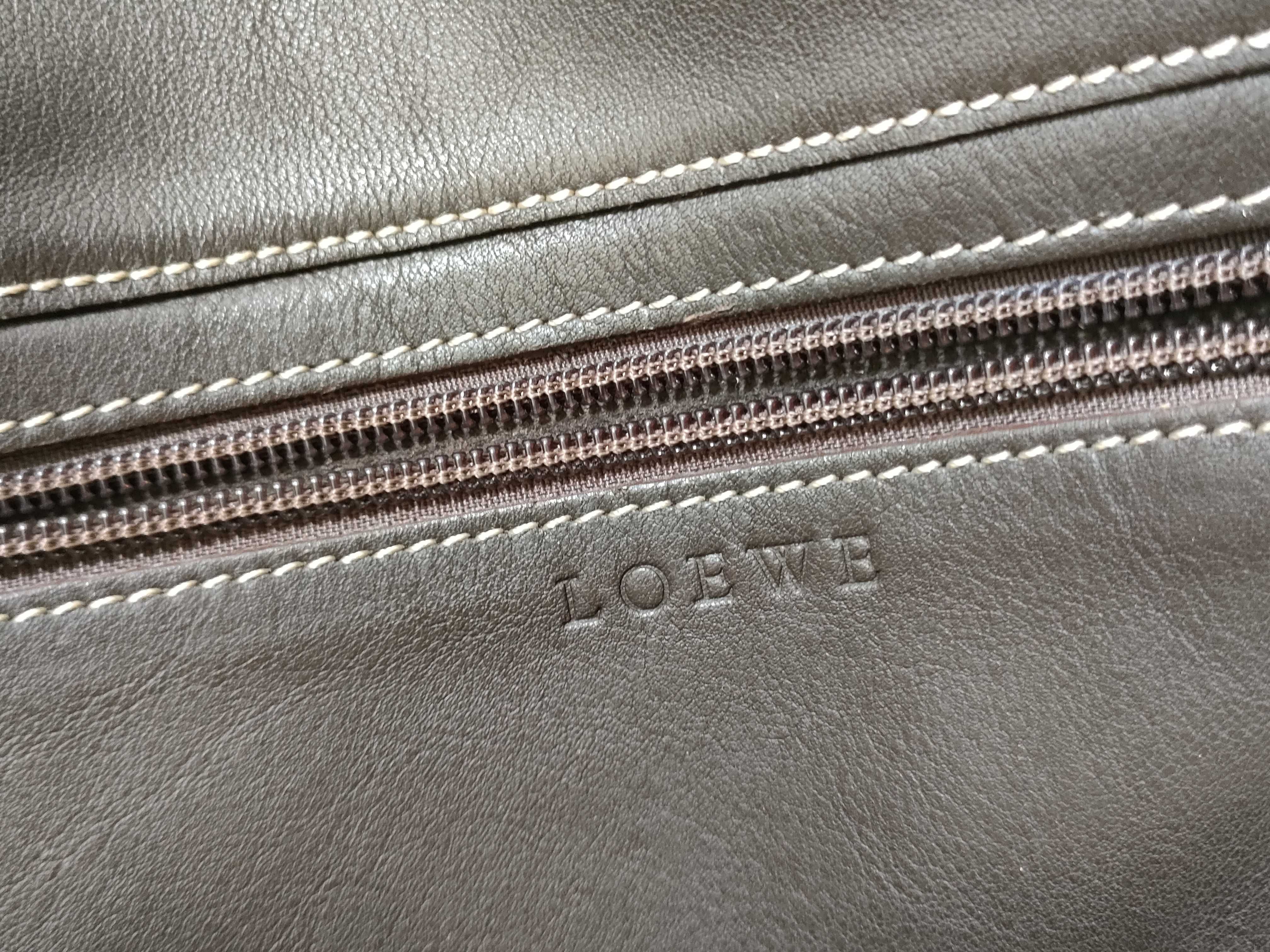 Anagram Suede Shoulder Bag — view 9