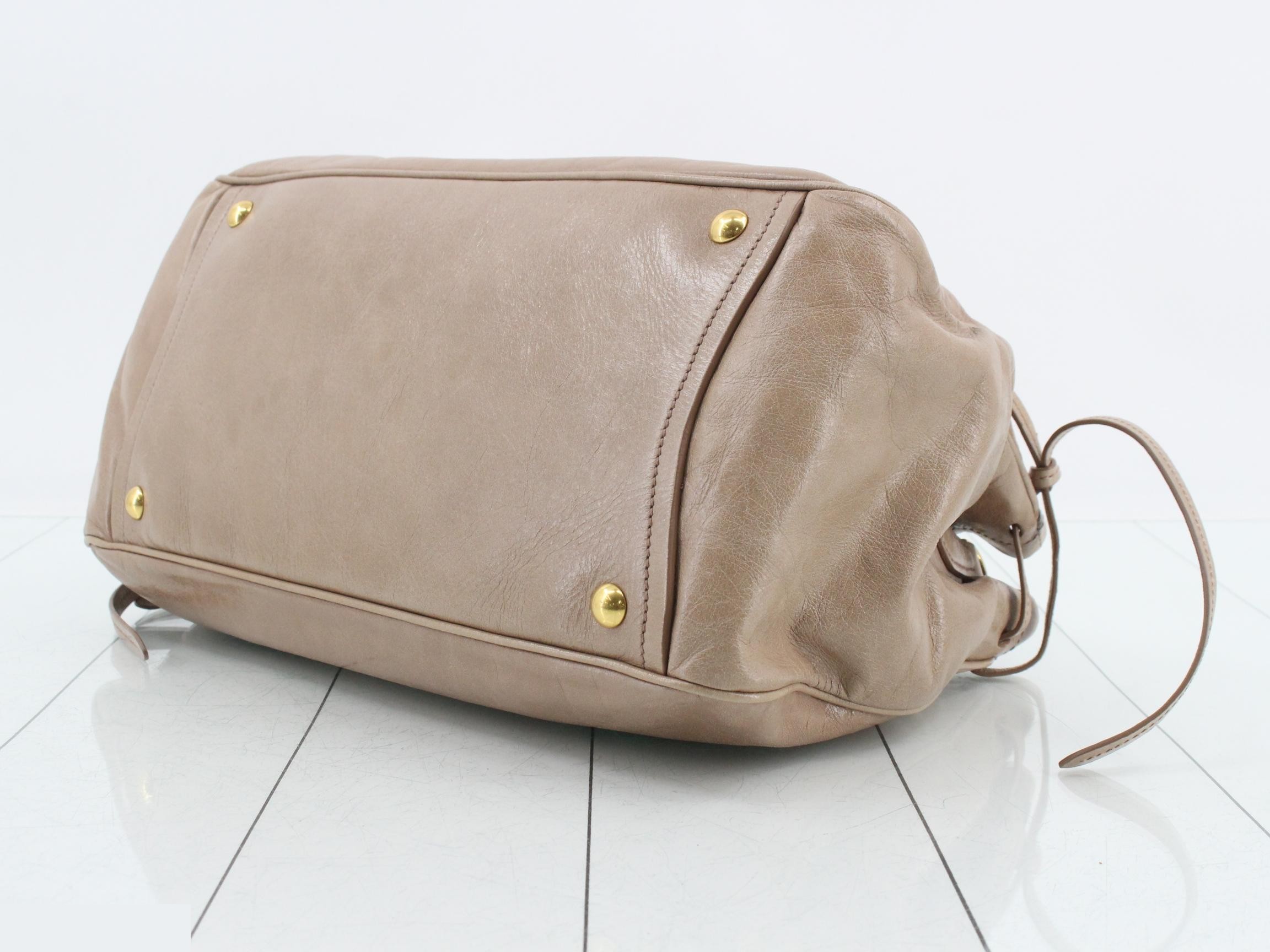 Ribbon 2-Way Leather Tote Bag — view 6