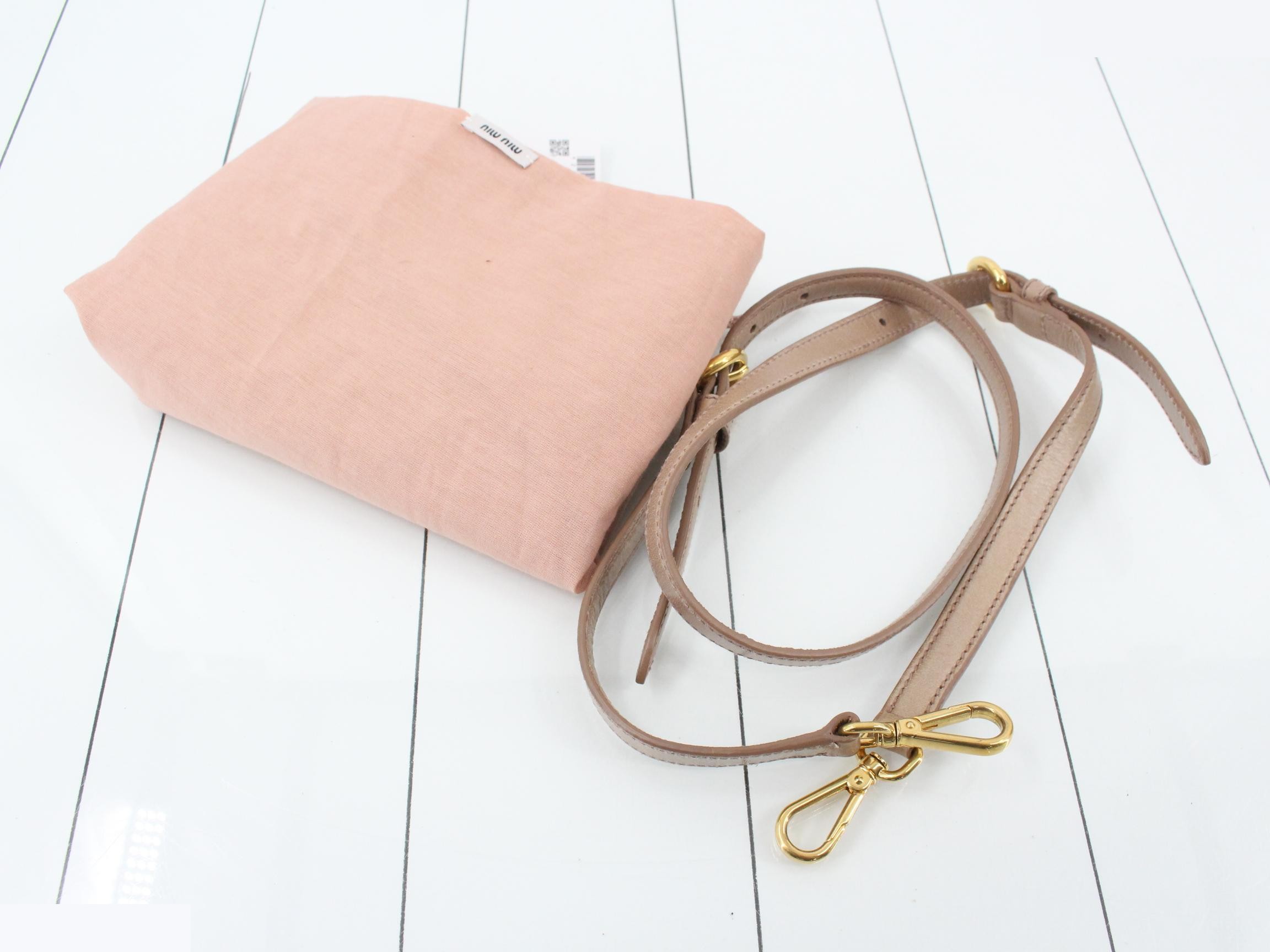 Ribbon 2-Way Leather Tote Bag — view 7