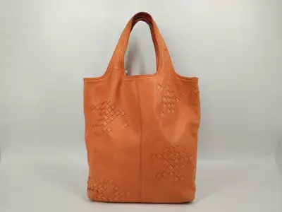 Intrecciato Leather Mini Tote Bag