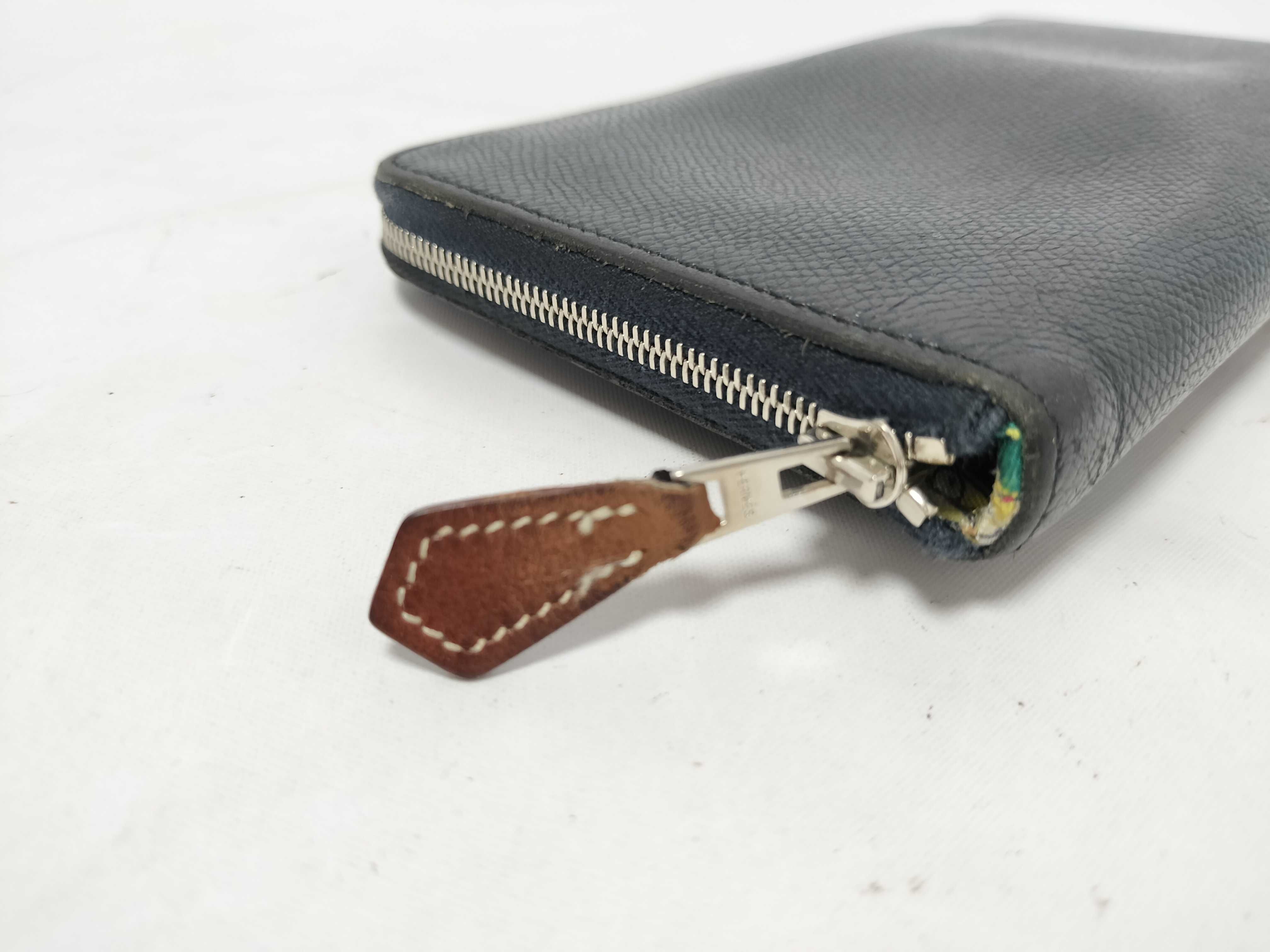Azap Long Silk In Wallet, Veau Epsom Leather, Black, A Stamp — view 6