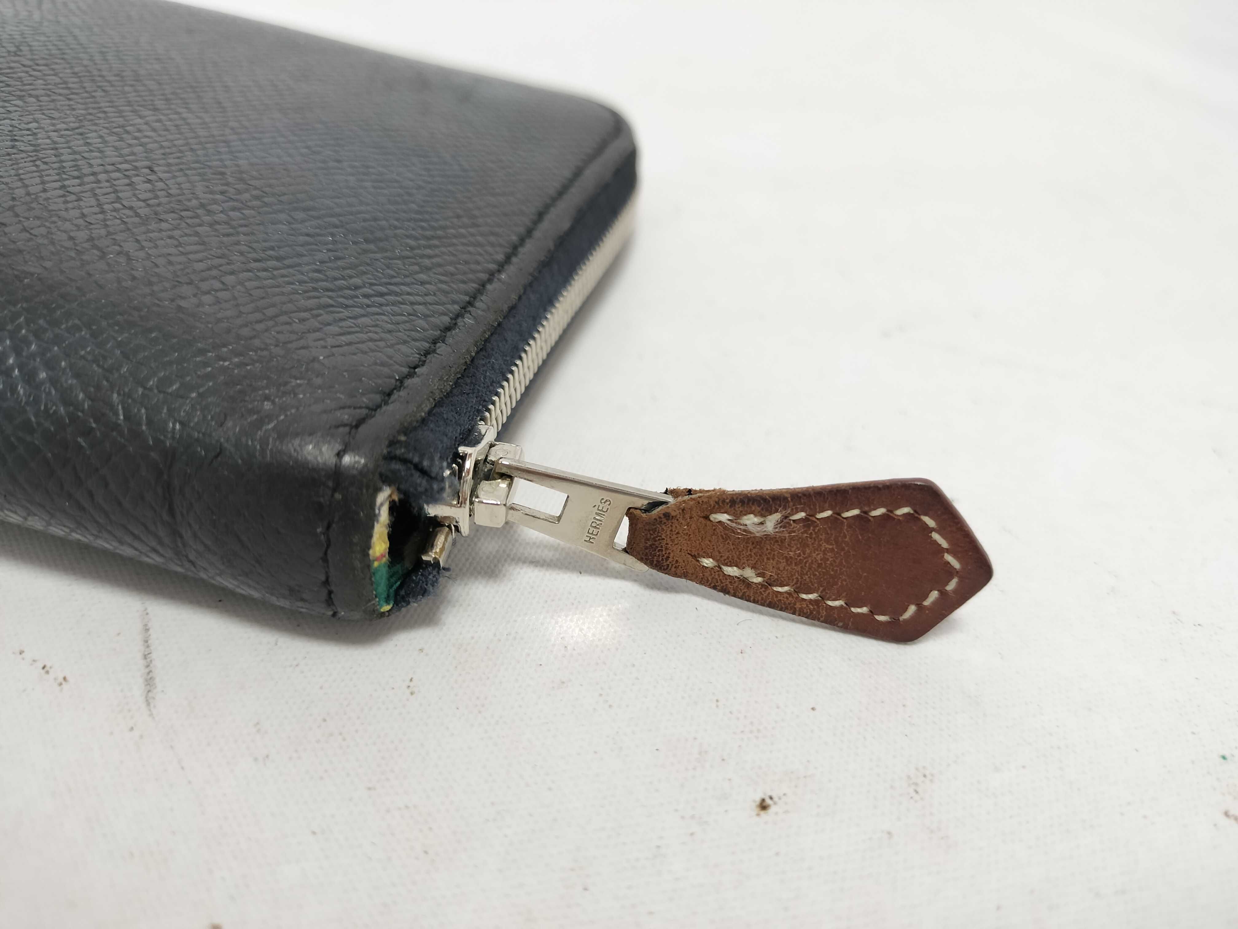 Azap Long Silk In Wallet, Veau Epsom Leather, Black, A Stamp — view 7