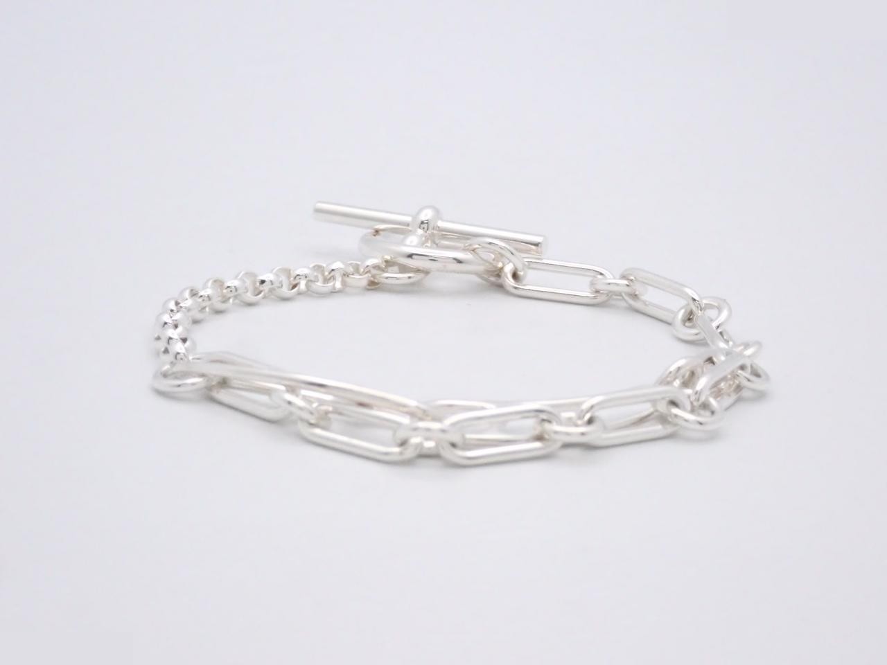 Chaine d'Ancre Punk, LG size, wrist circumference approximately 17.5 cm — view 2