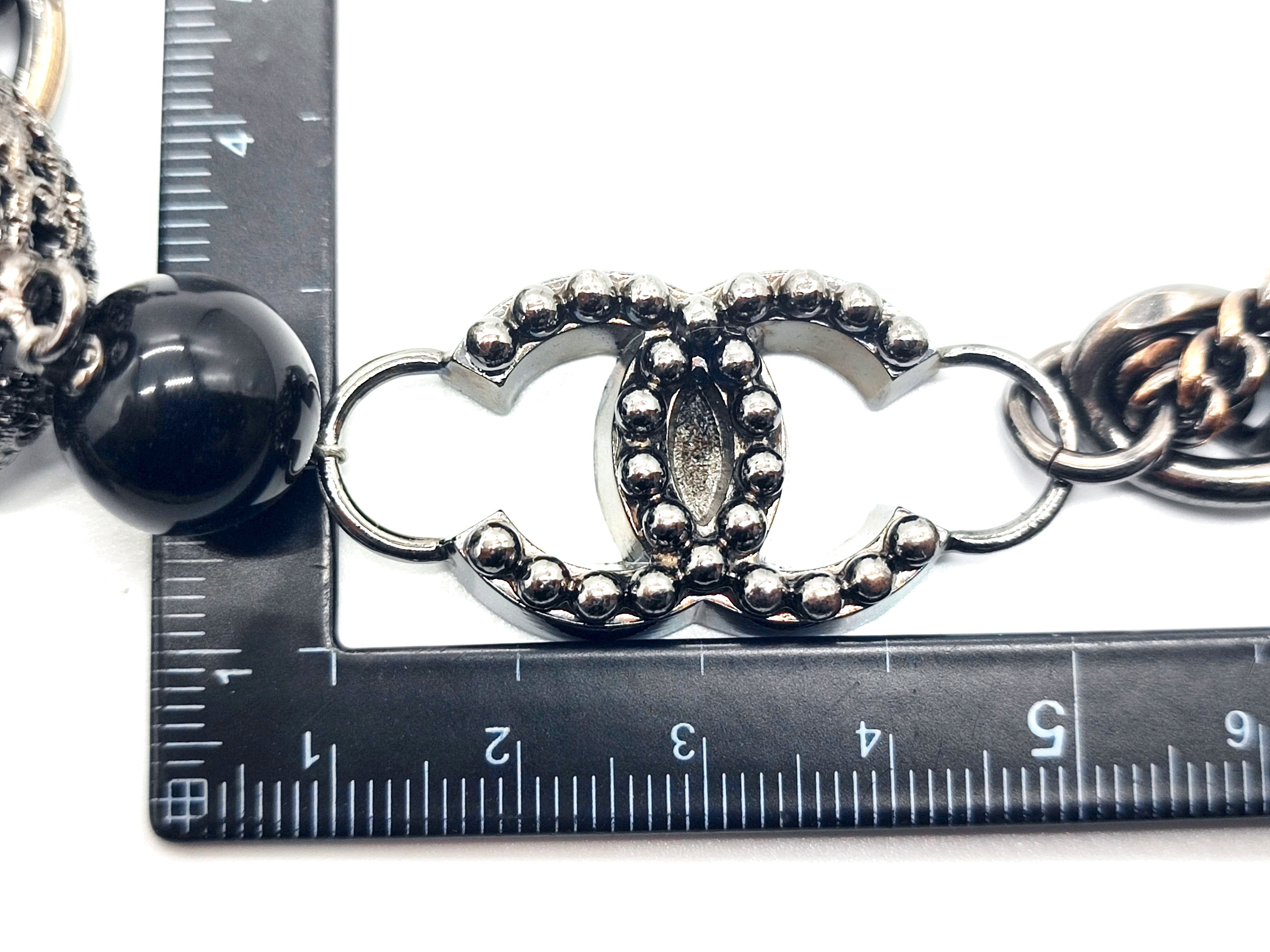 Coco Mark Big Long Necklace 03P, Total Length Approx. 94cm — view 4
