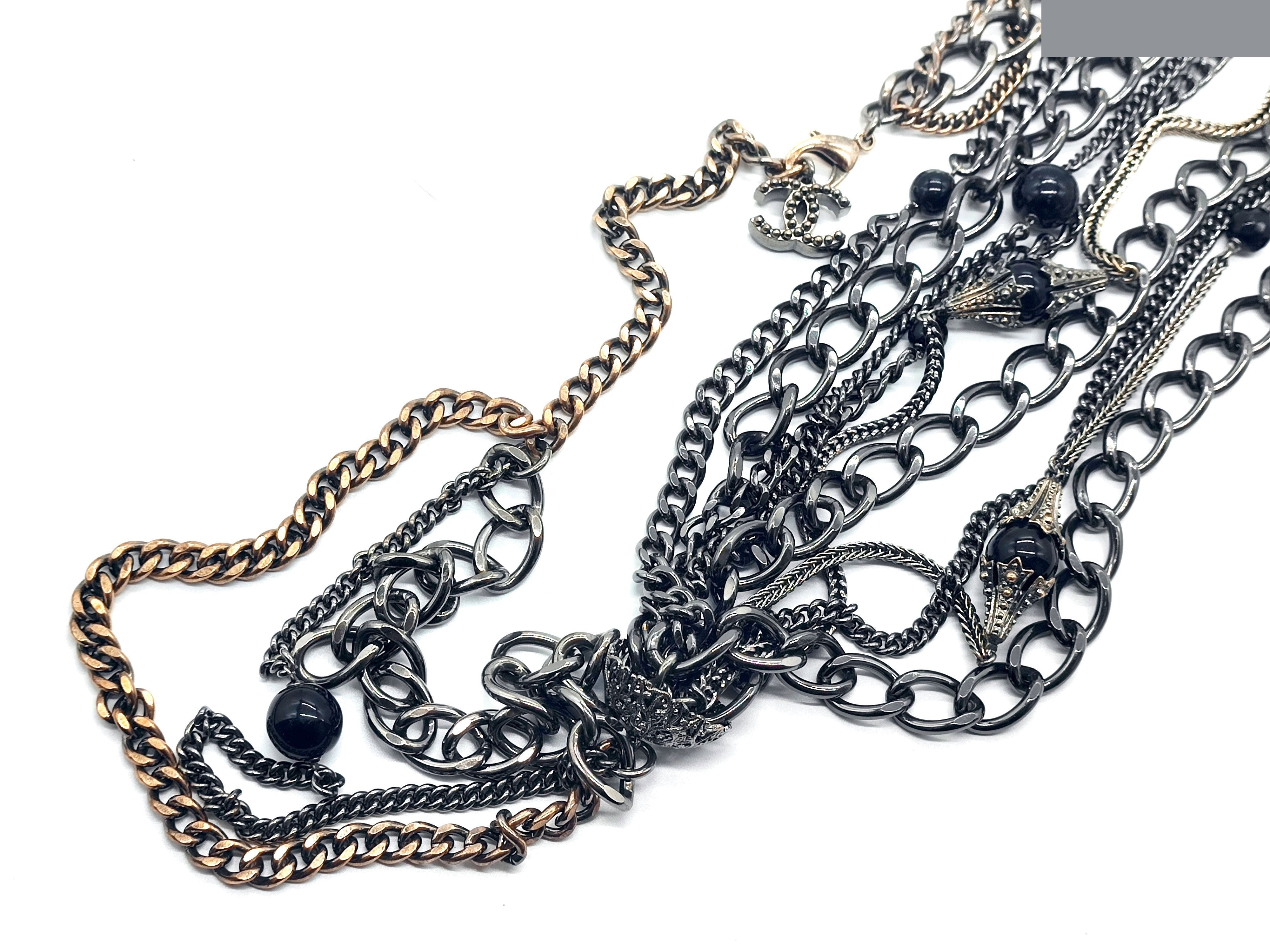 Coco Mark Big Long Necklace 03P, Total Length Approx. 94cm — view 5