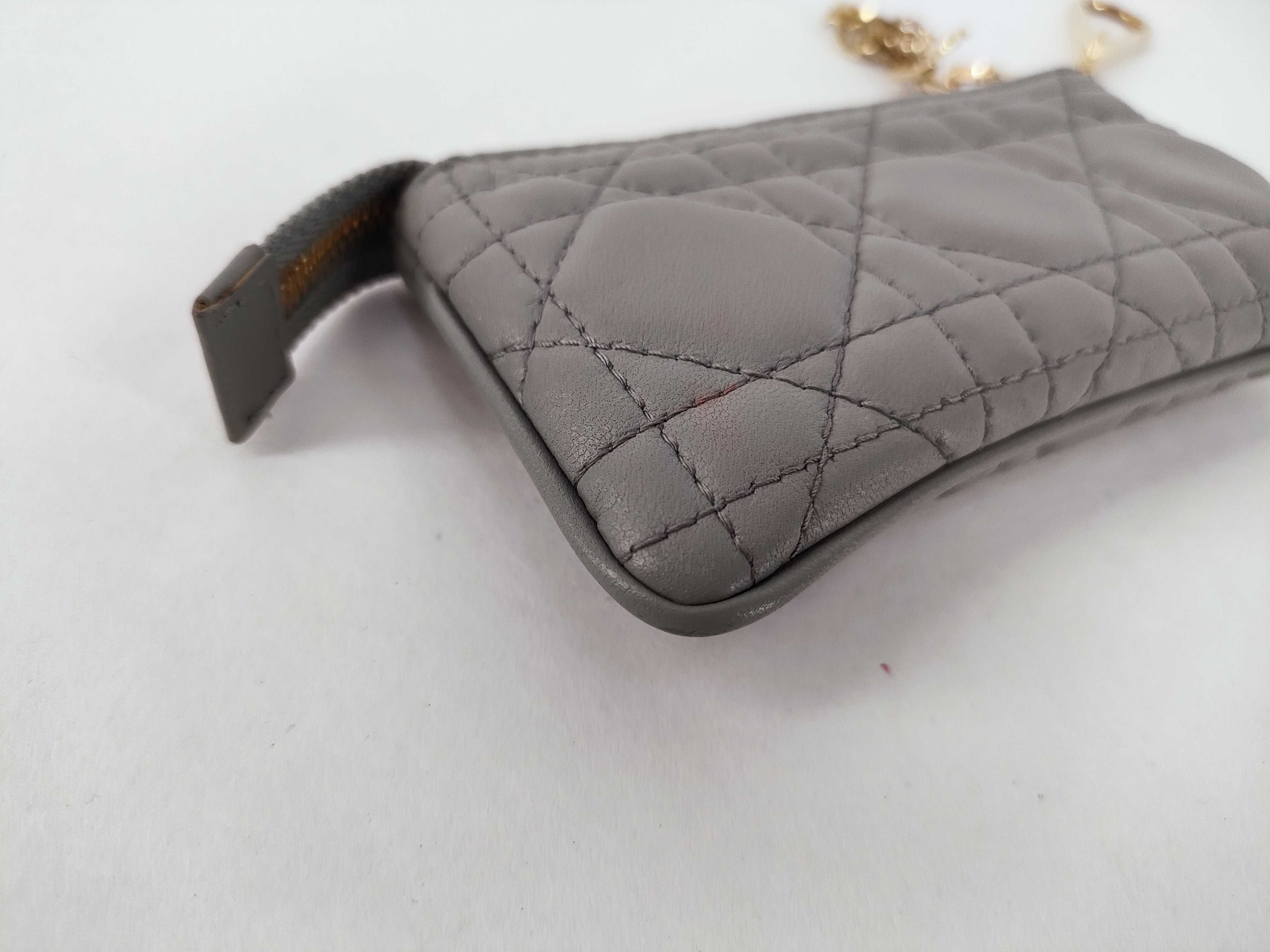 Cannage Grey Coin Case — view 3
