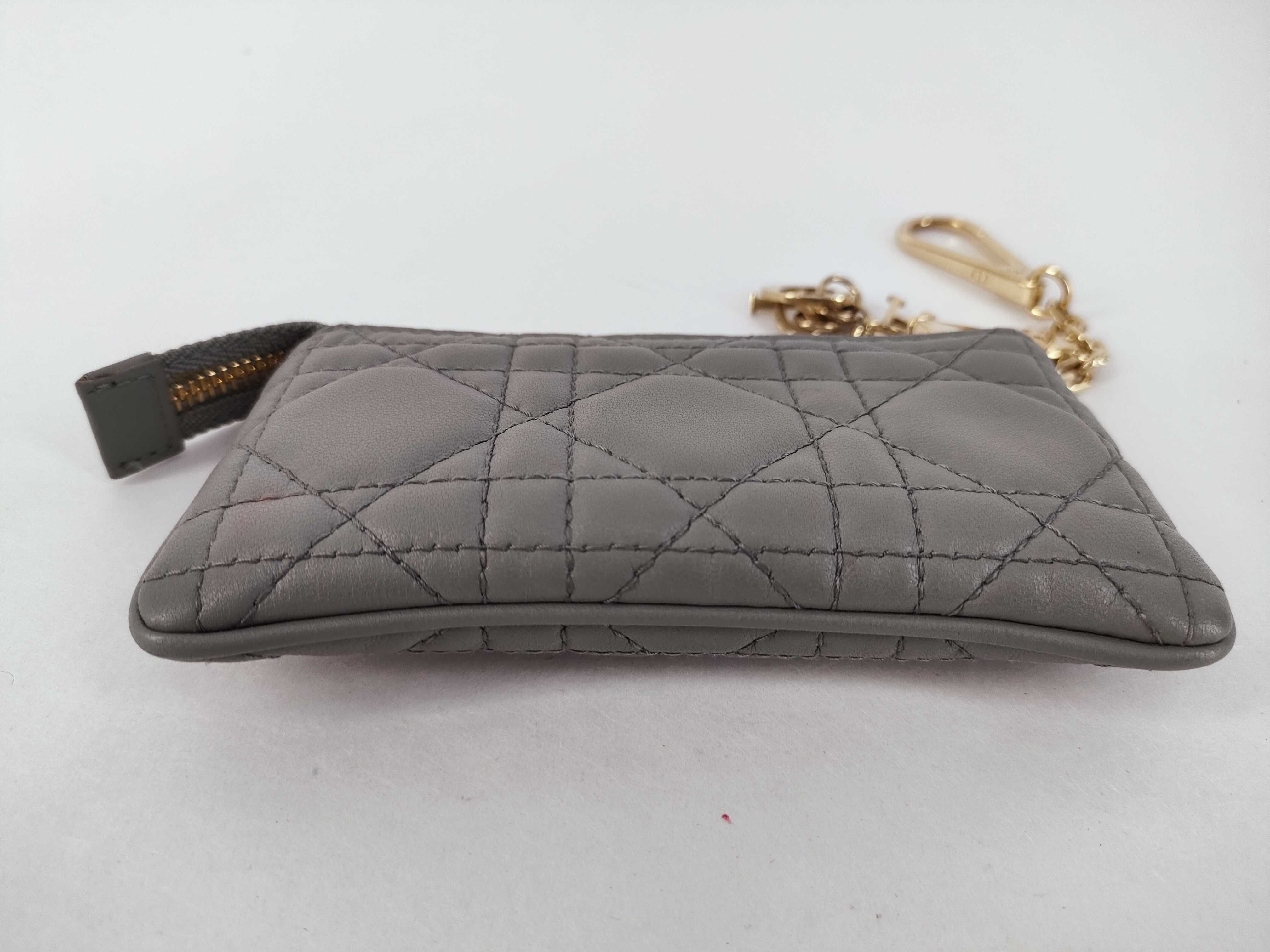Cannage Grey Coin Case — view 4