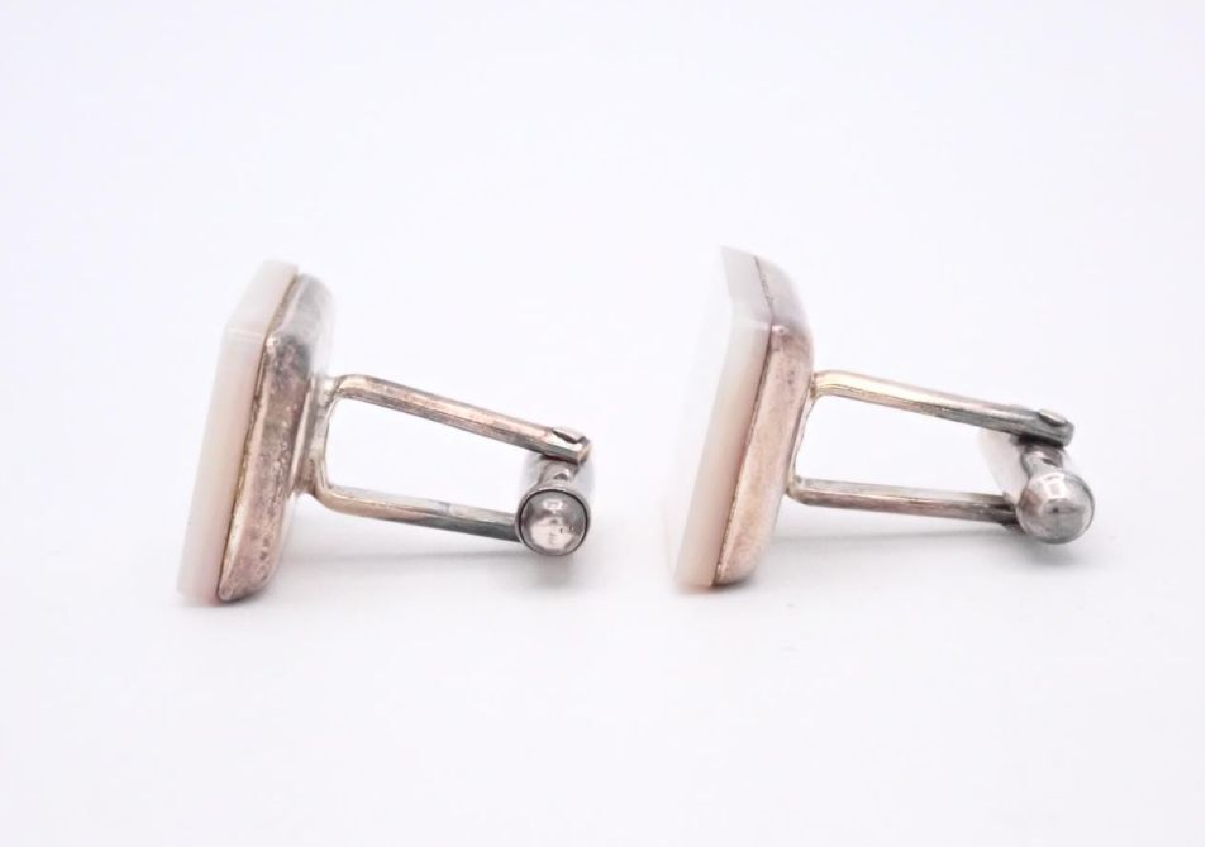 SV925 16.4g Shell Cufflinks & Tie Clip — view 3