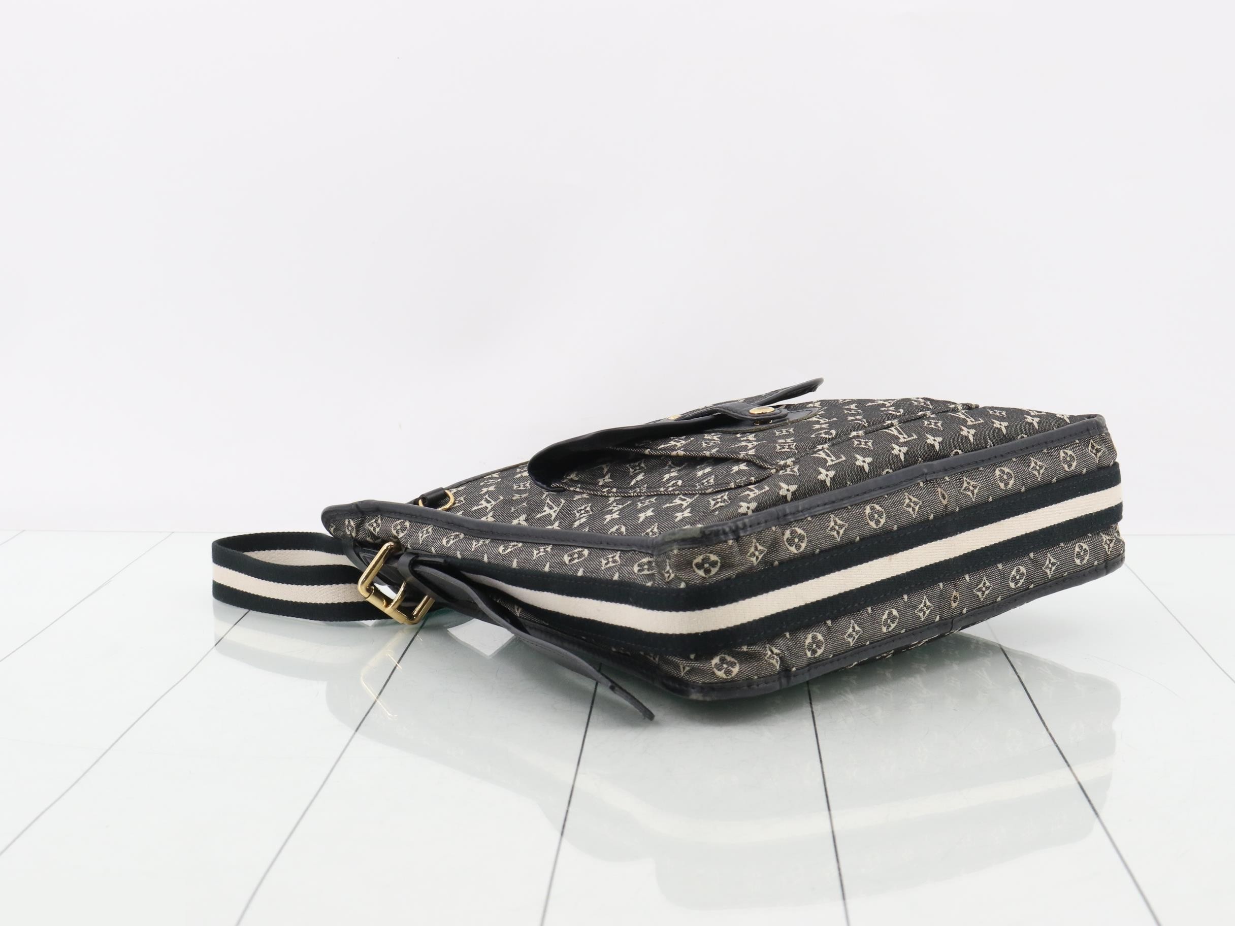 Besace Marie-Kate Monogram Mini Noir Canvas — view 5