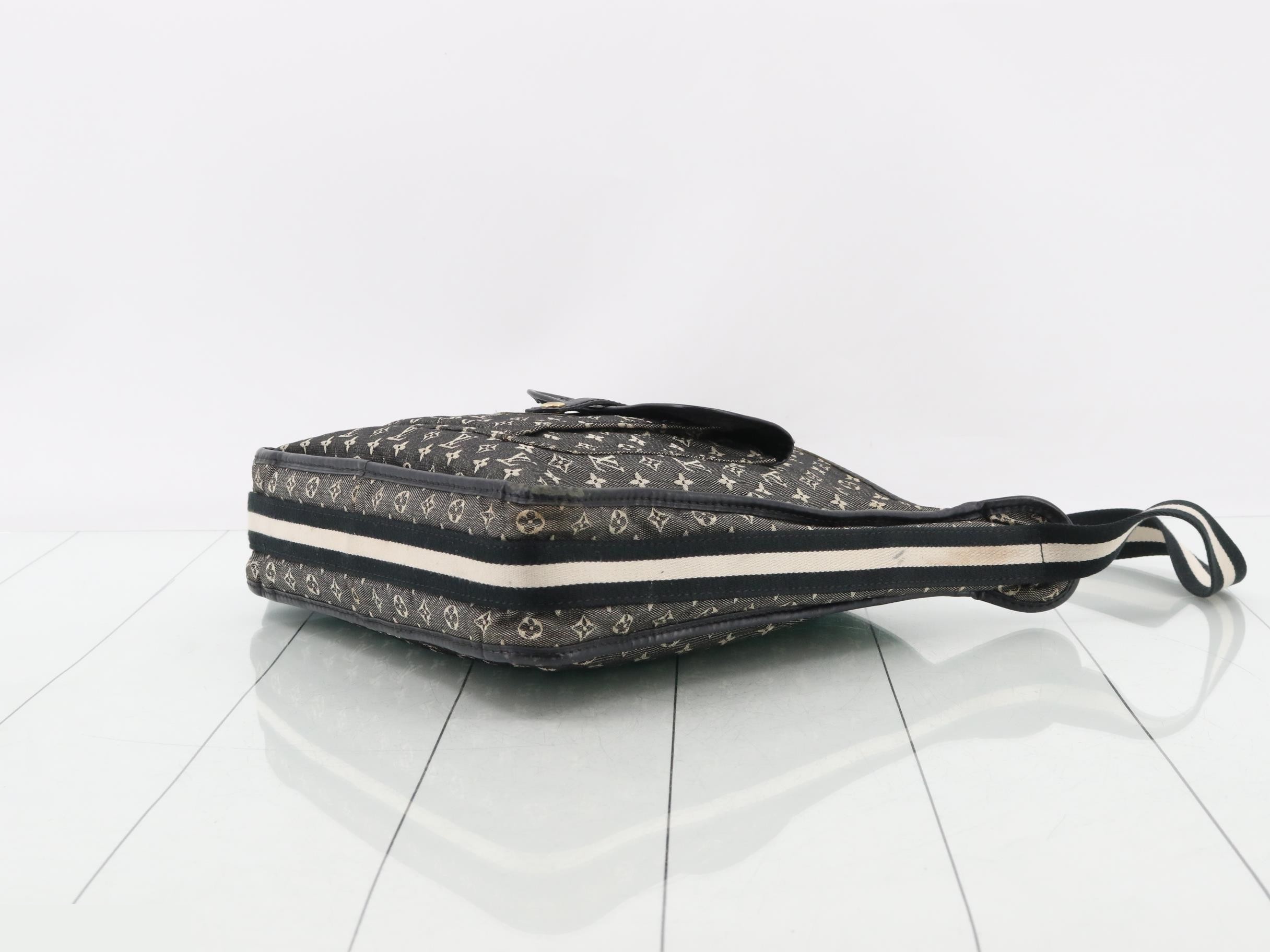 Besace Marie-Kate Monogram Mini Noir Canvas — view 6