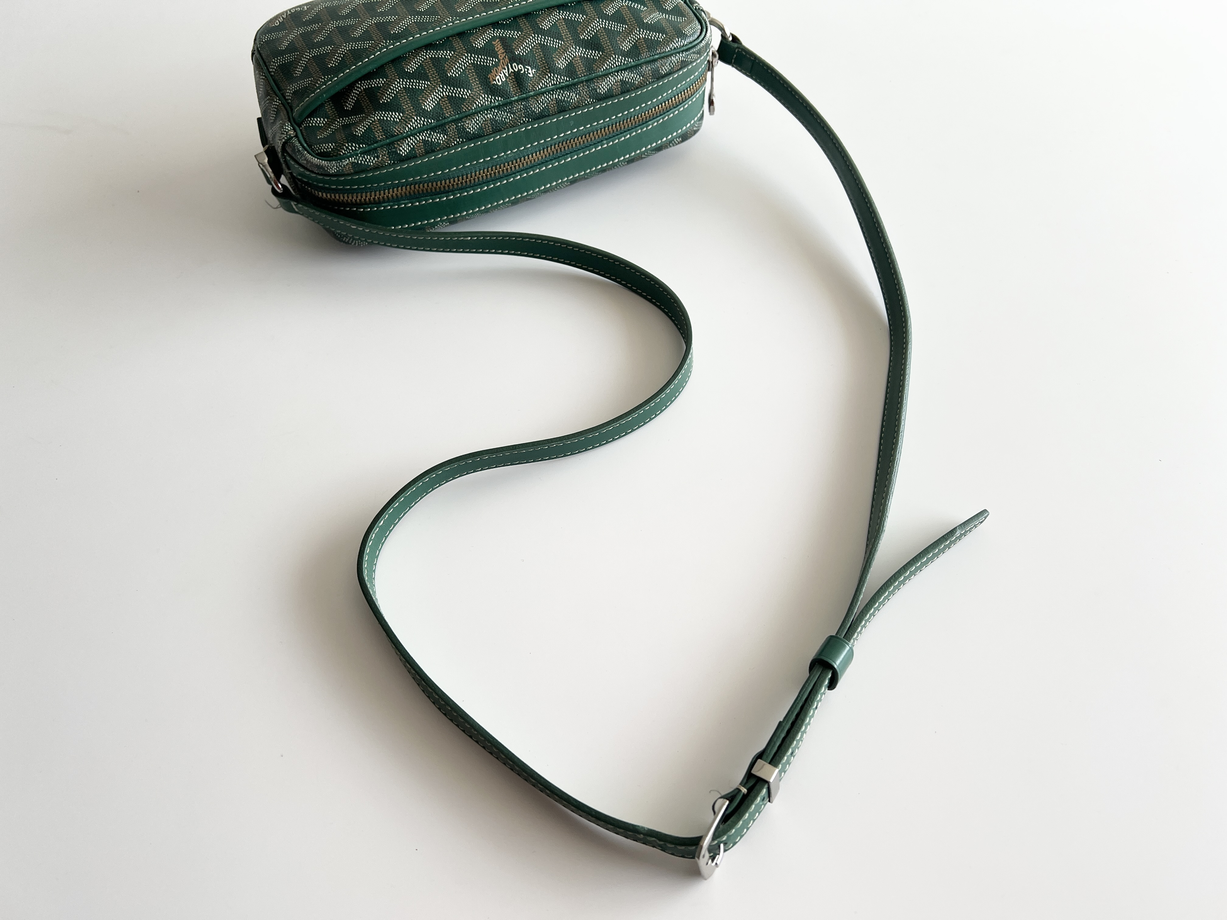 Cup Vert PM Logo Leather Shoulder Bag — view 3