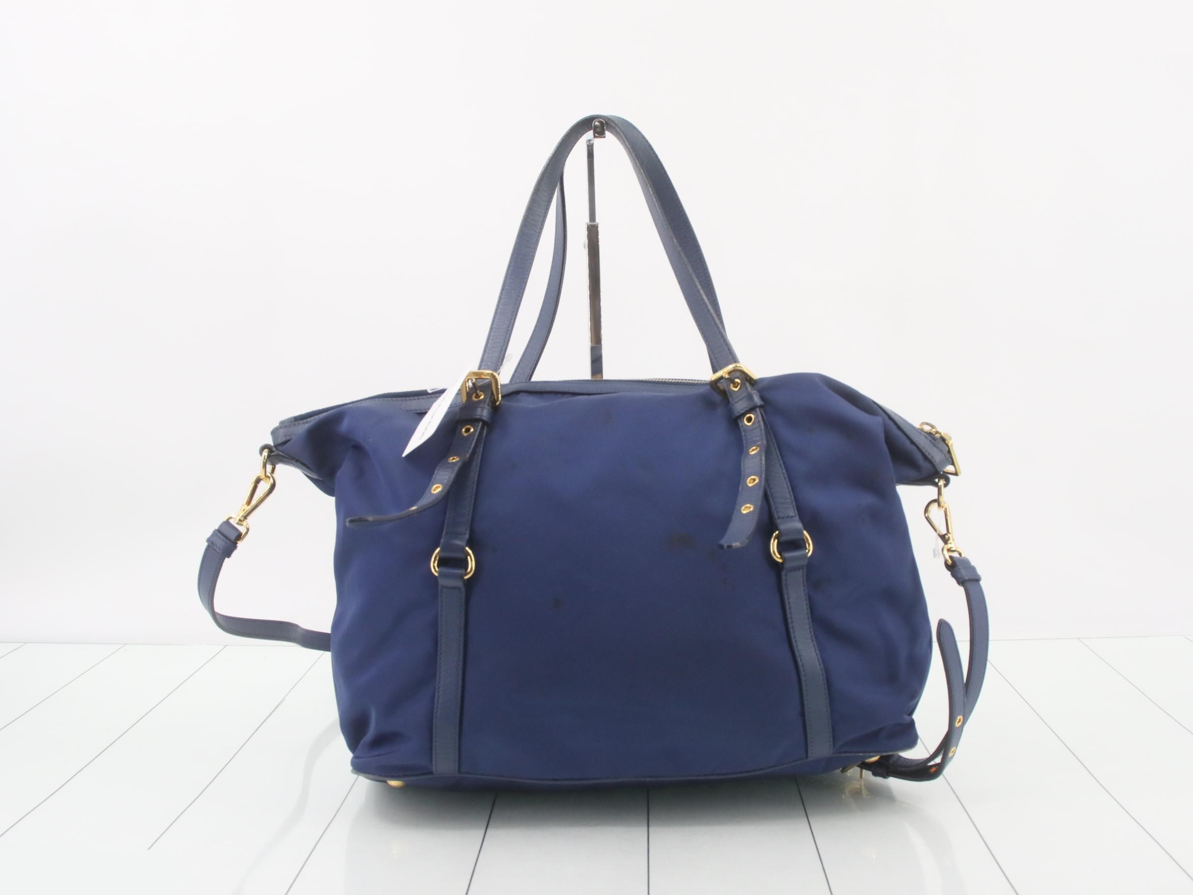 2-Way Bag, Blue, Tessuto — view 2