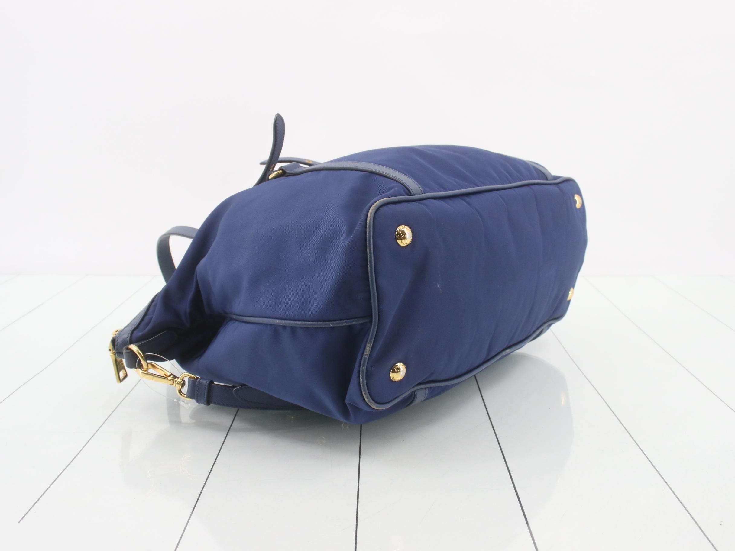 2-Way Bag, Blue, Tessuto — view 5
