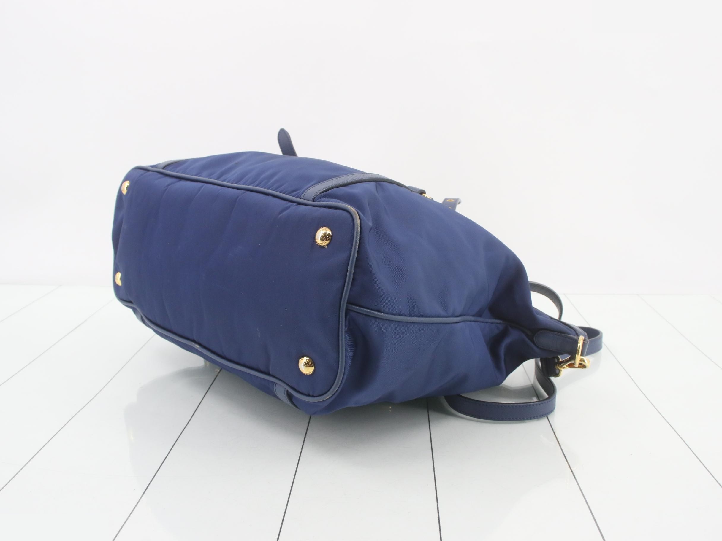 2-Way Bag, Blue, Tessuto — view 6