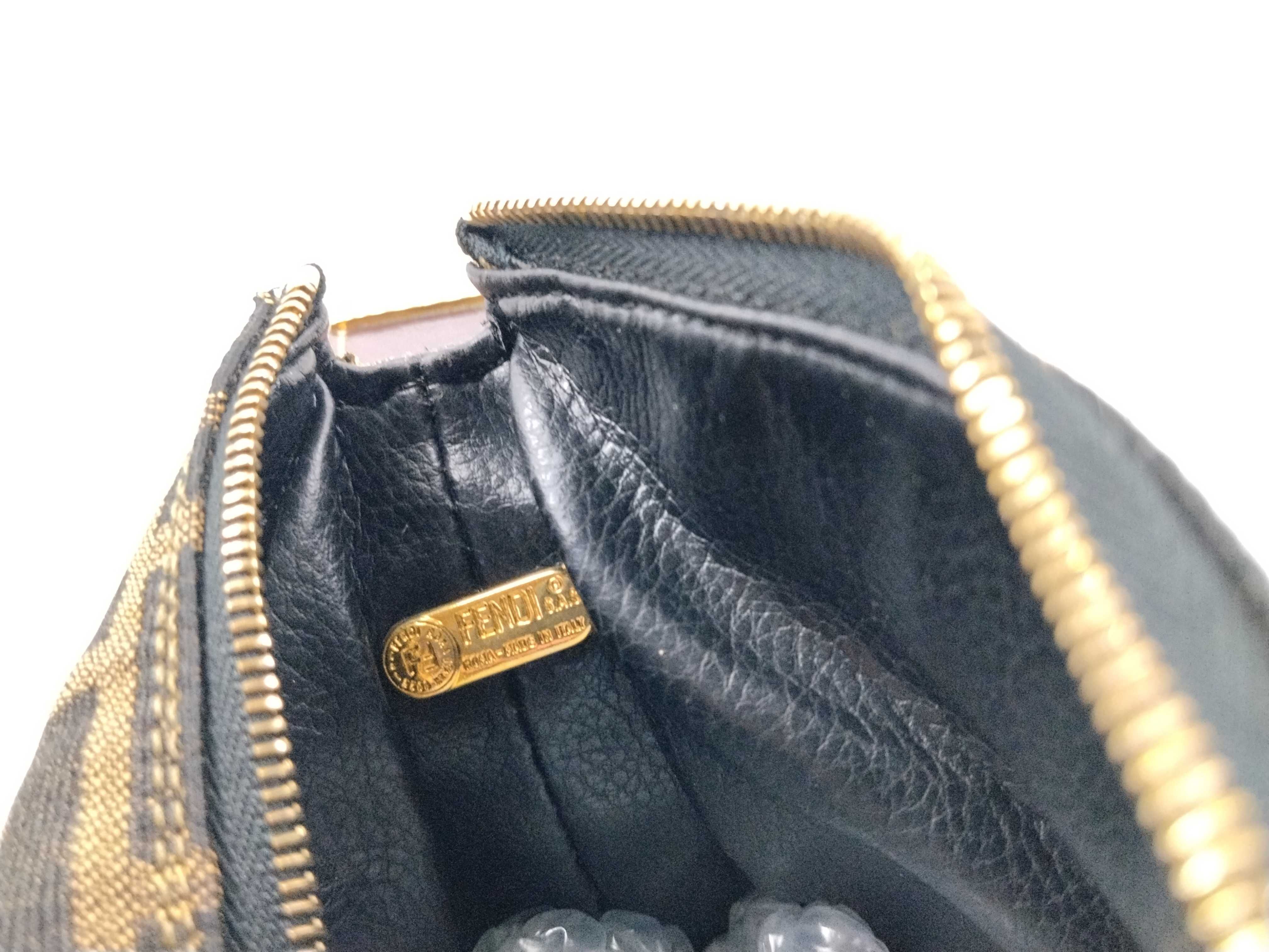 Zucca pattern Fendi Zucca Mini Vanity Pouch Vanity Bag — view 12