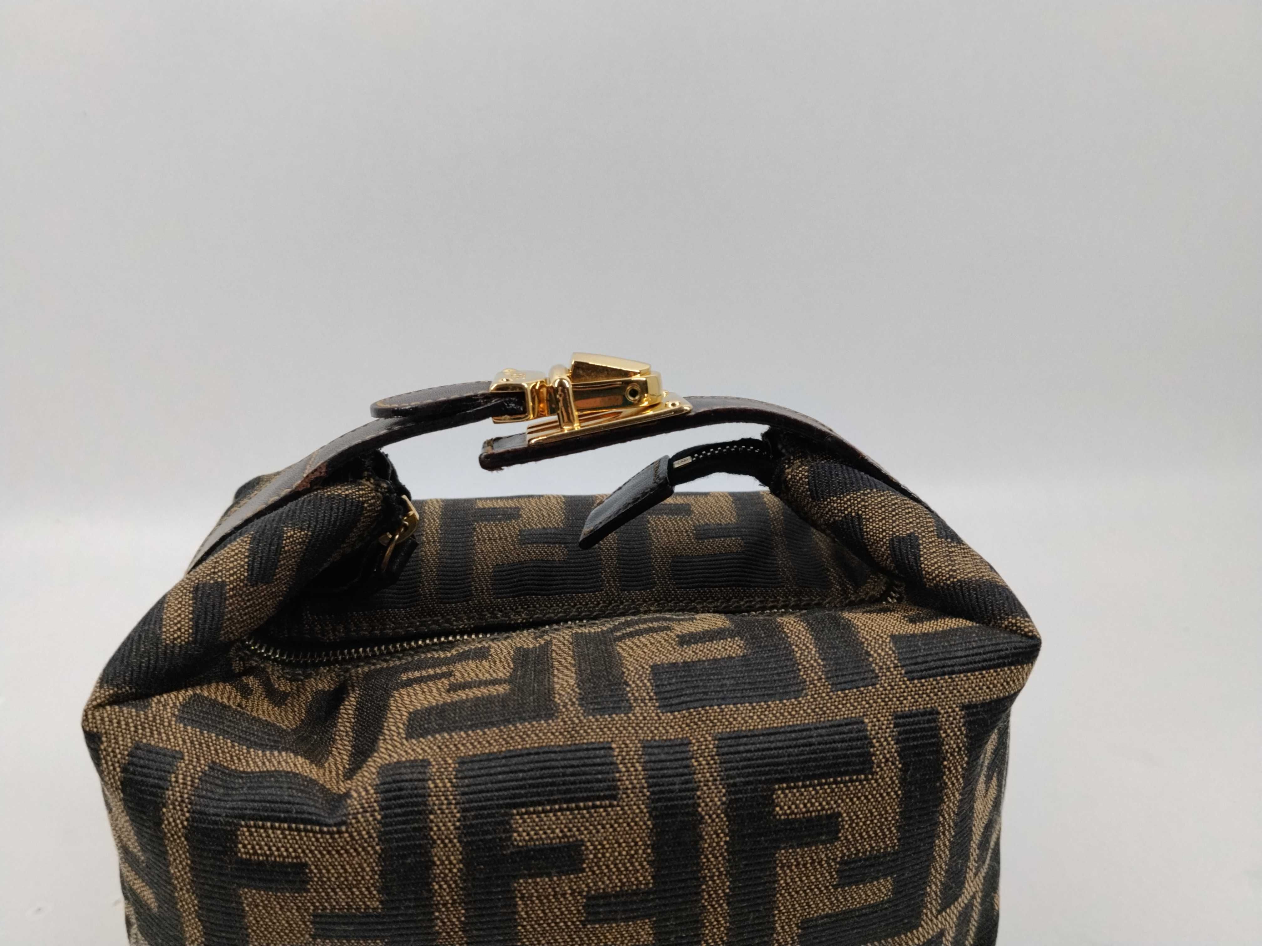 Zucca pattern Fendi Zucca Mini Vanity Pouch Vanity Bag — view 4