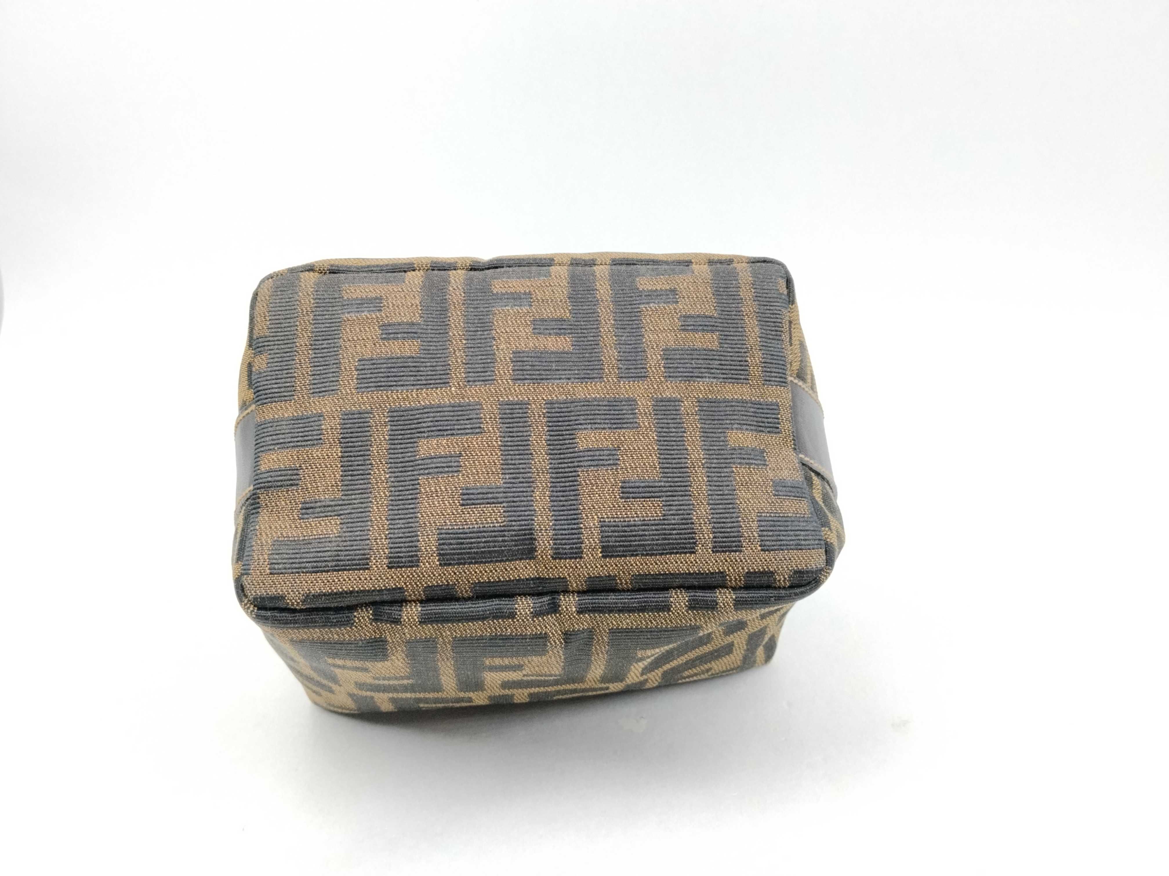 Zucca pattern Fendi Zucca Mini Vanity Pouch Vanity Bag — view 5
