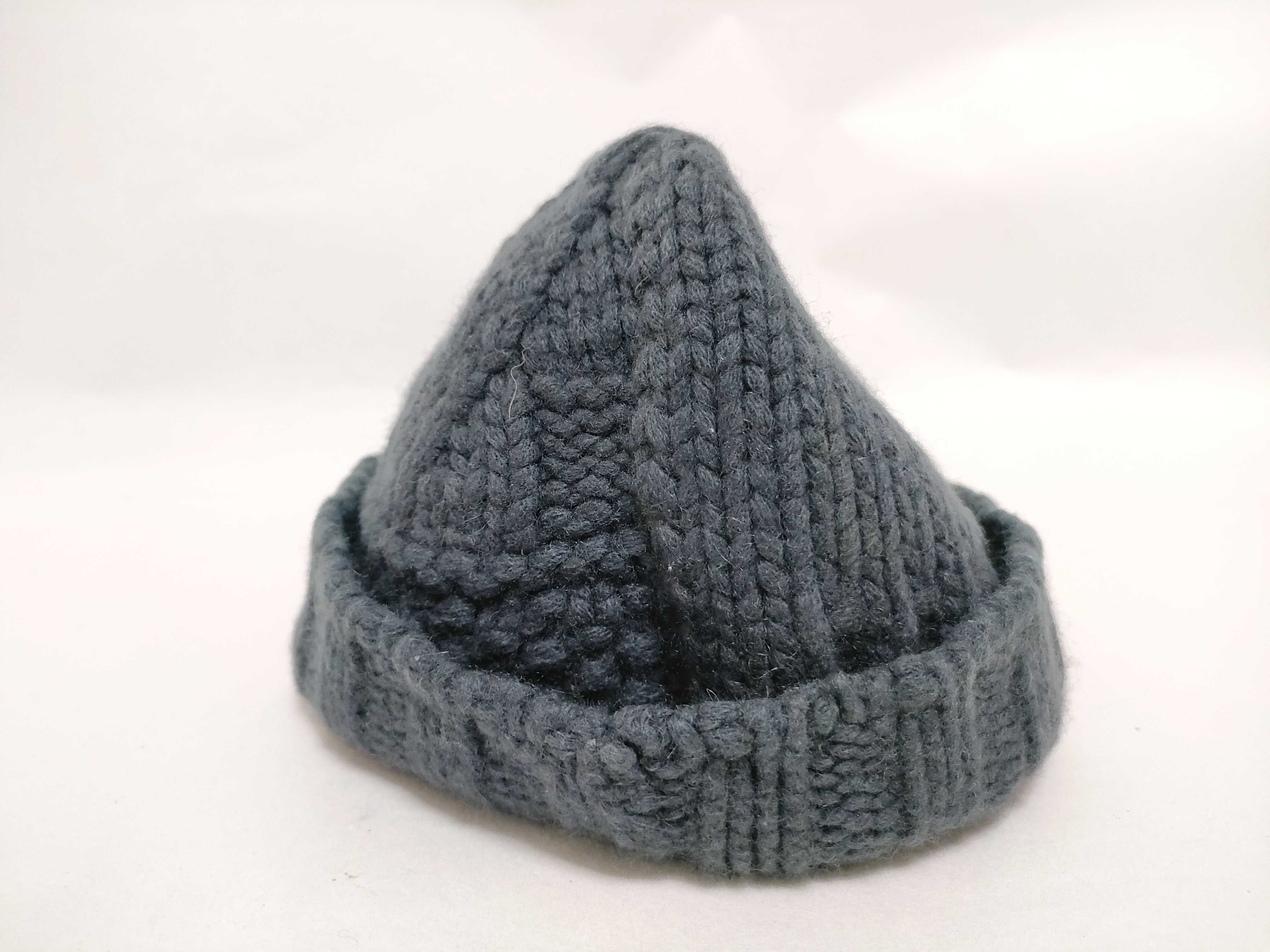 knit hat, gray, other accessories — view 2