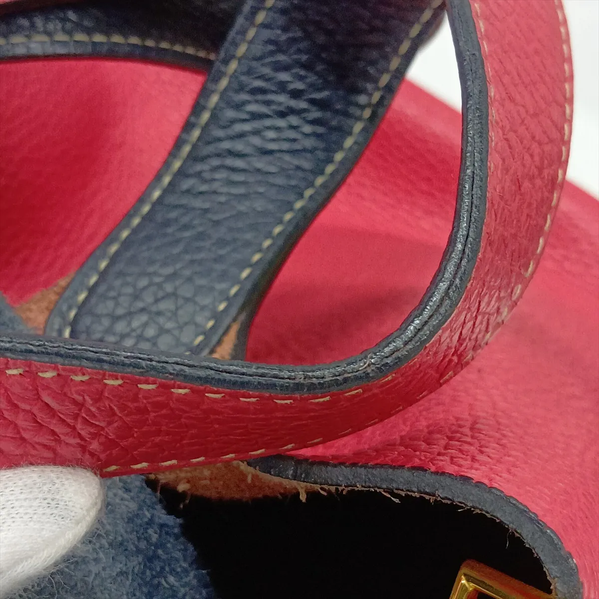 Hermès Picotin Lock 22 MM Casaque Taurillon Clemence Rose Extreme x Bleu Nuit Gold Hardware D:2019 — view 13