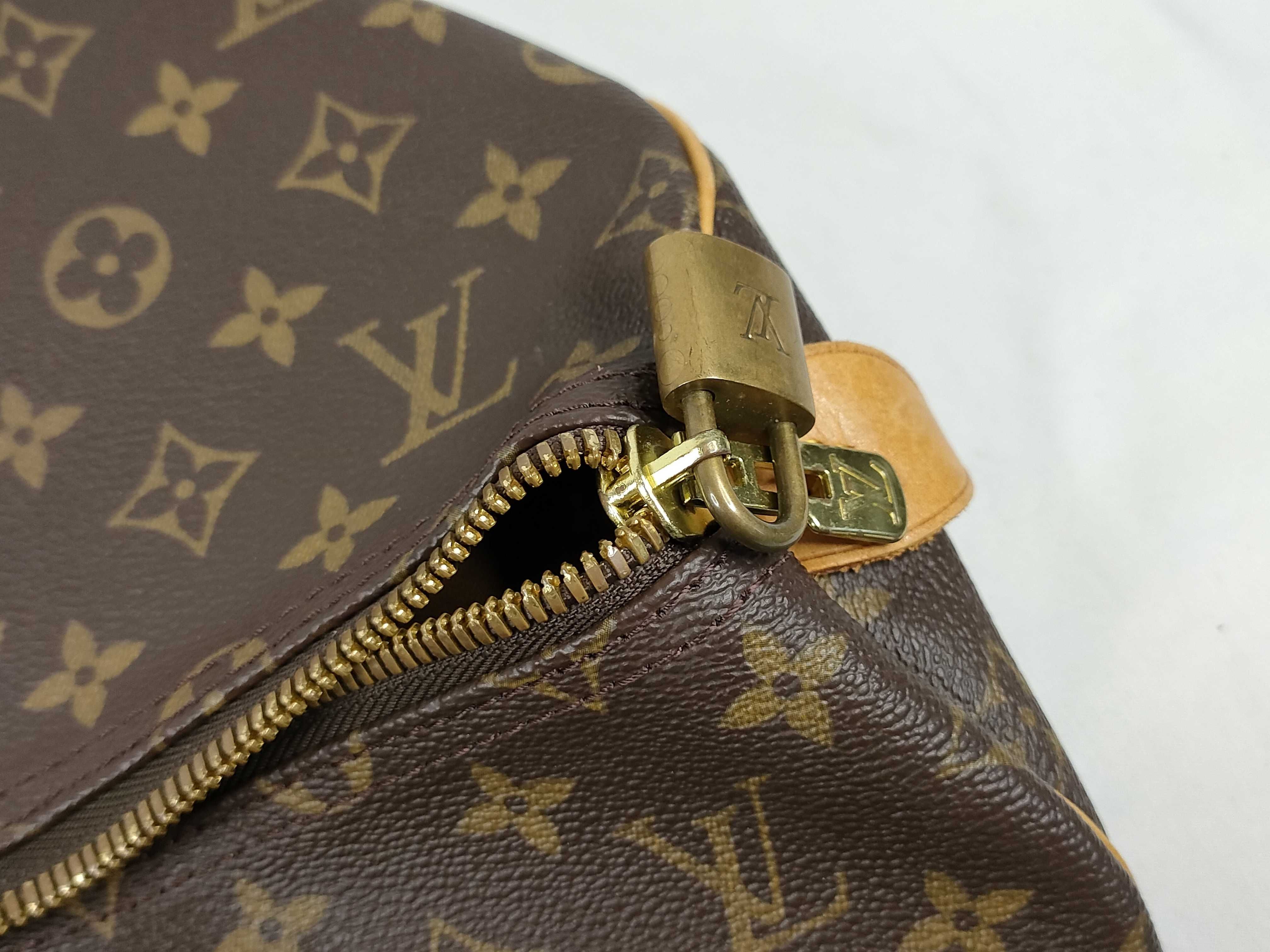 Monogram Keepall 55 M41424 FL0030 Brown (Some discoloration) Boston bag — view 12