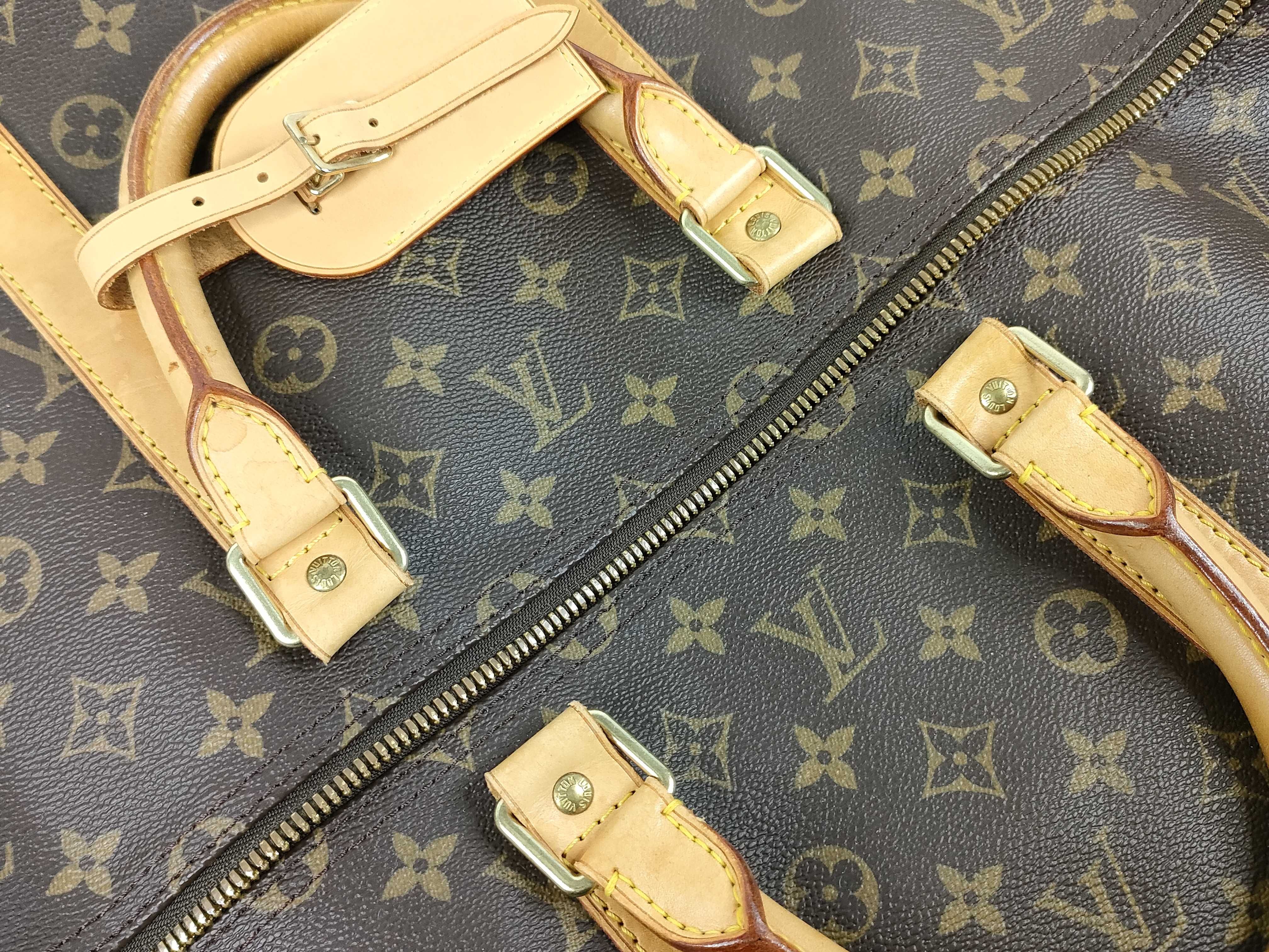 Monogram Keepall 55 M41424 FL0030 Brown (Some discoloration) Boston bag — view 13