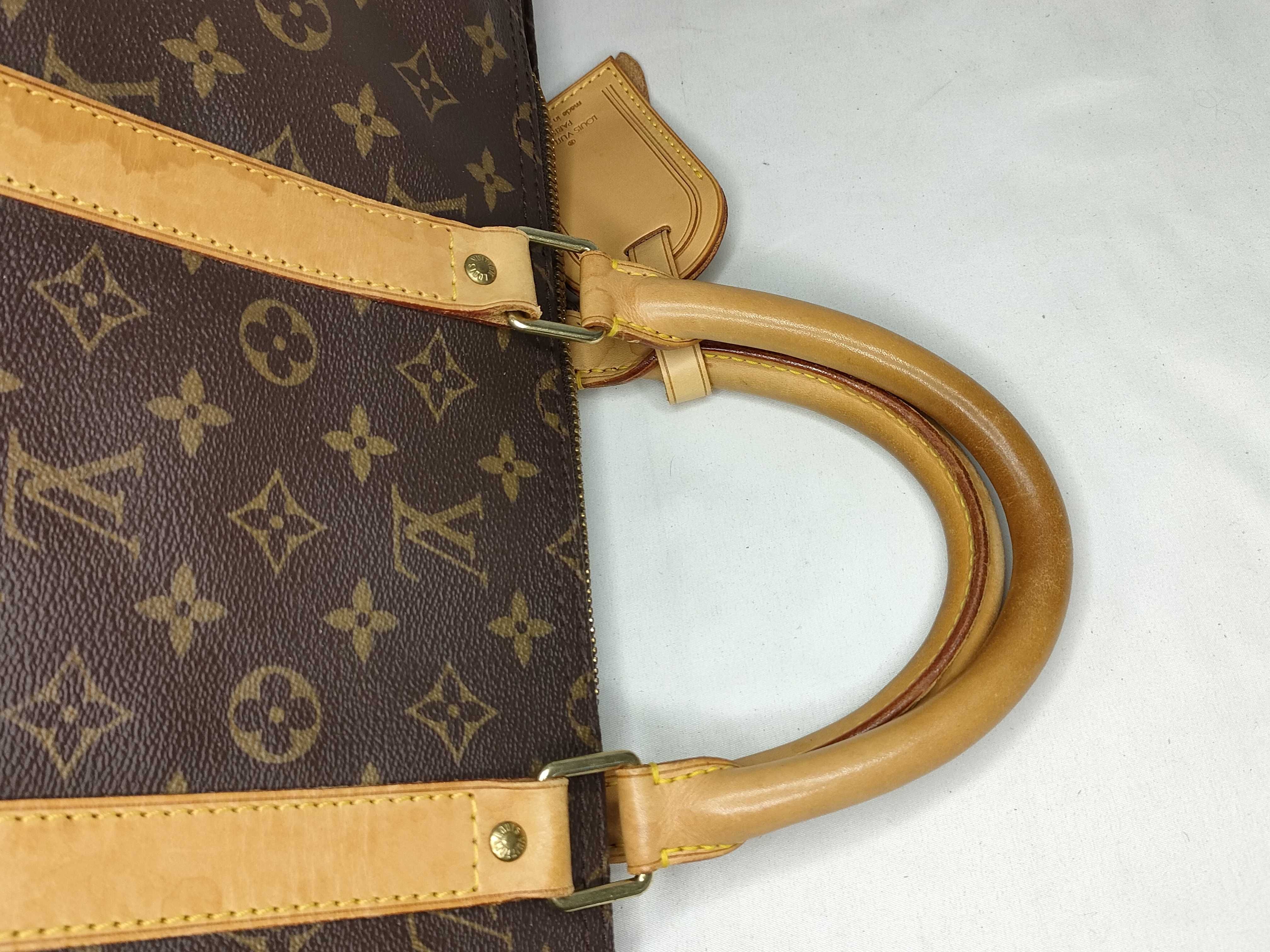 Monogram Keepall 55 M41424 FL0030 Brown (Some discoloration) Boston bag — view 3