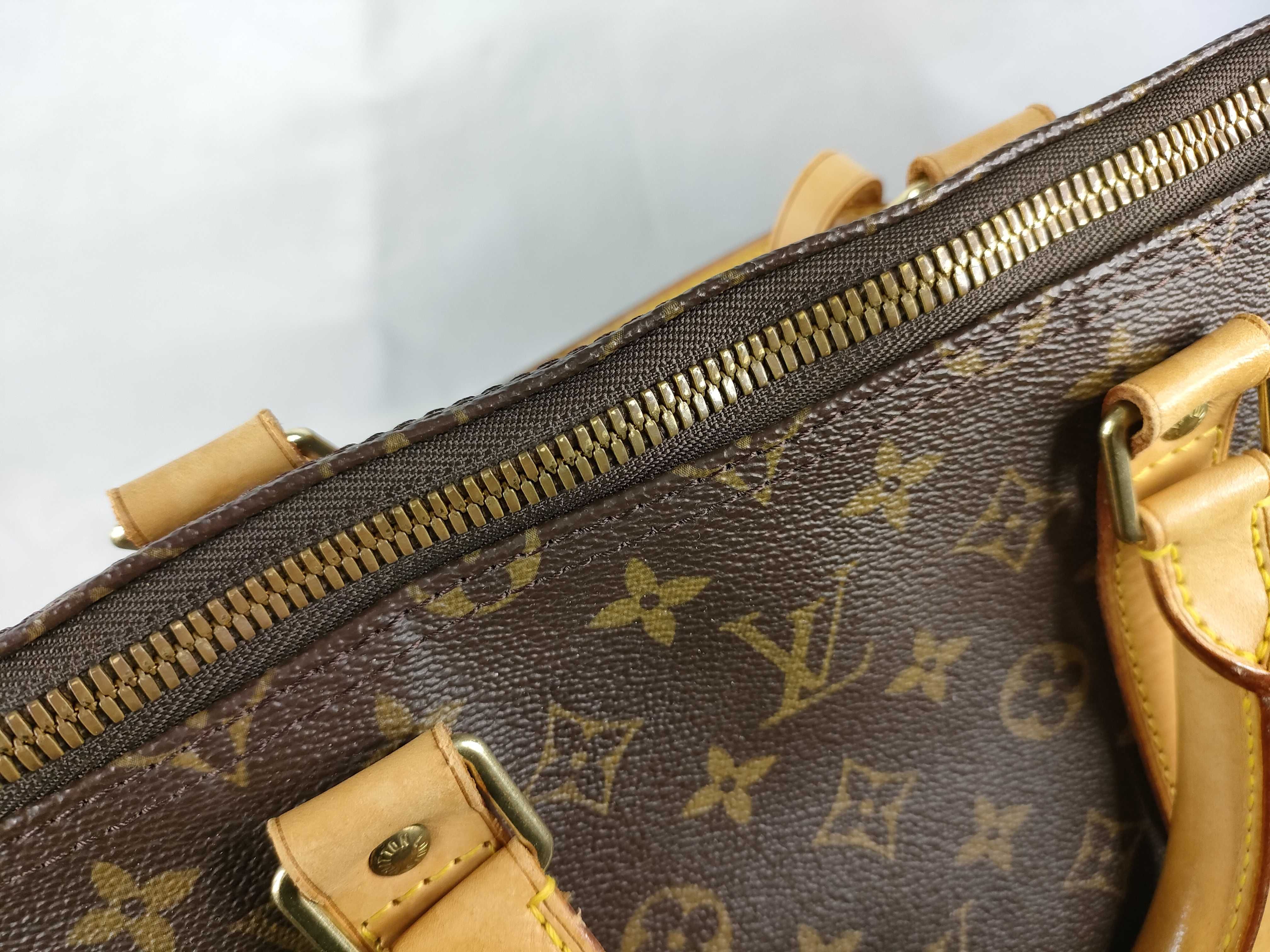 Monogram Keepall 55 M41424 FL0030 Brown (Some discoloration) Boston bag — view 8