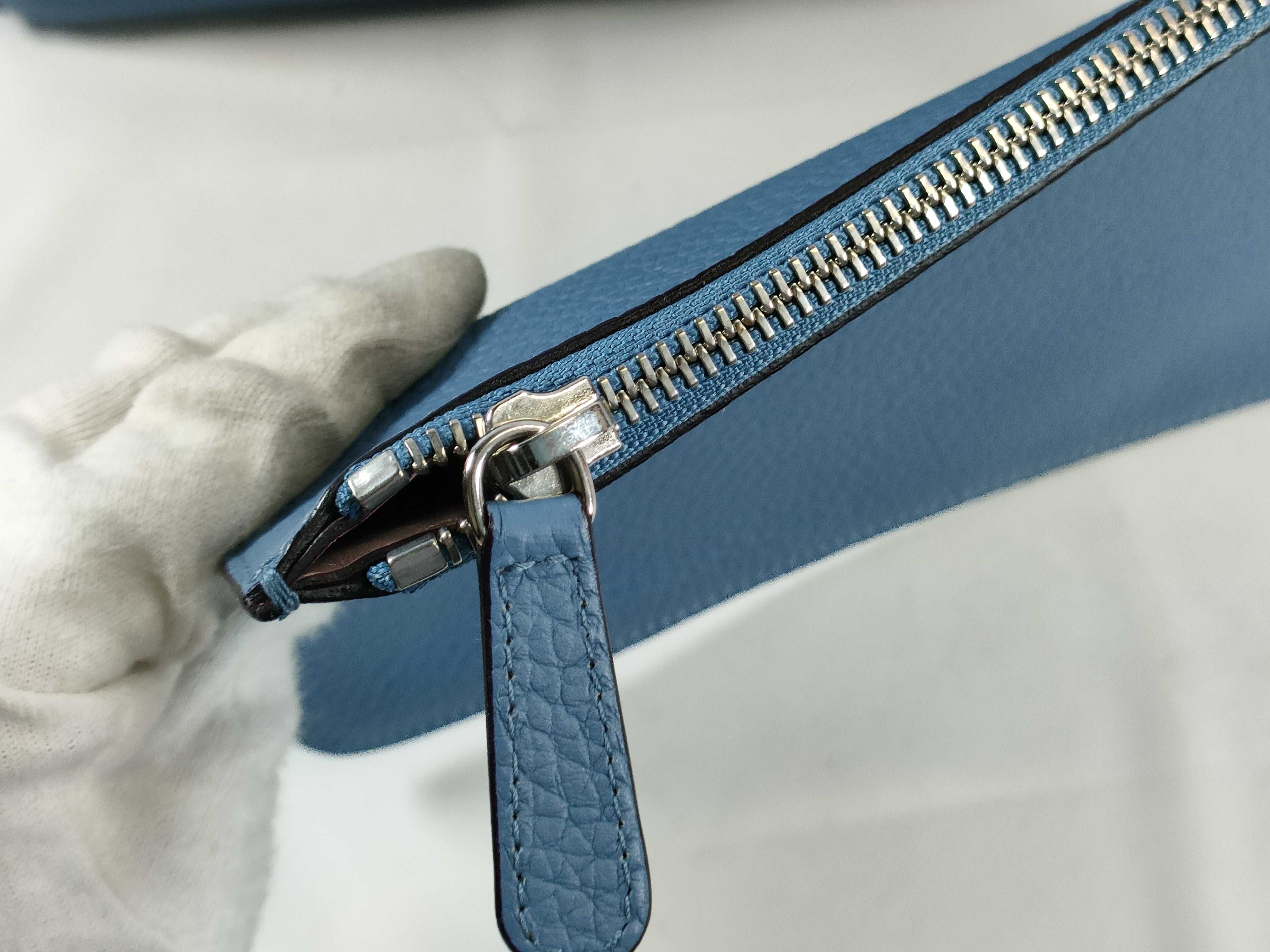 Diorissimo Leather 2-Way Handbag Blue Handbag — view 13