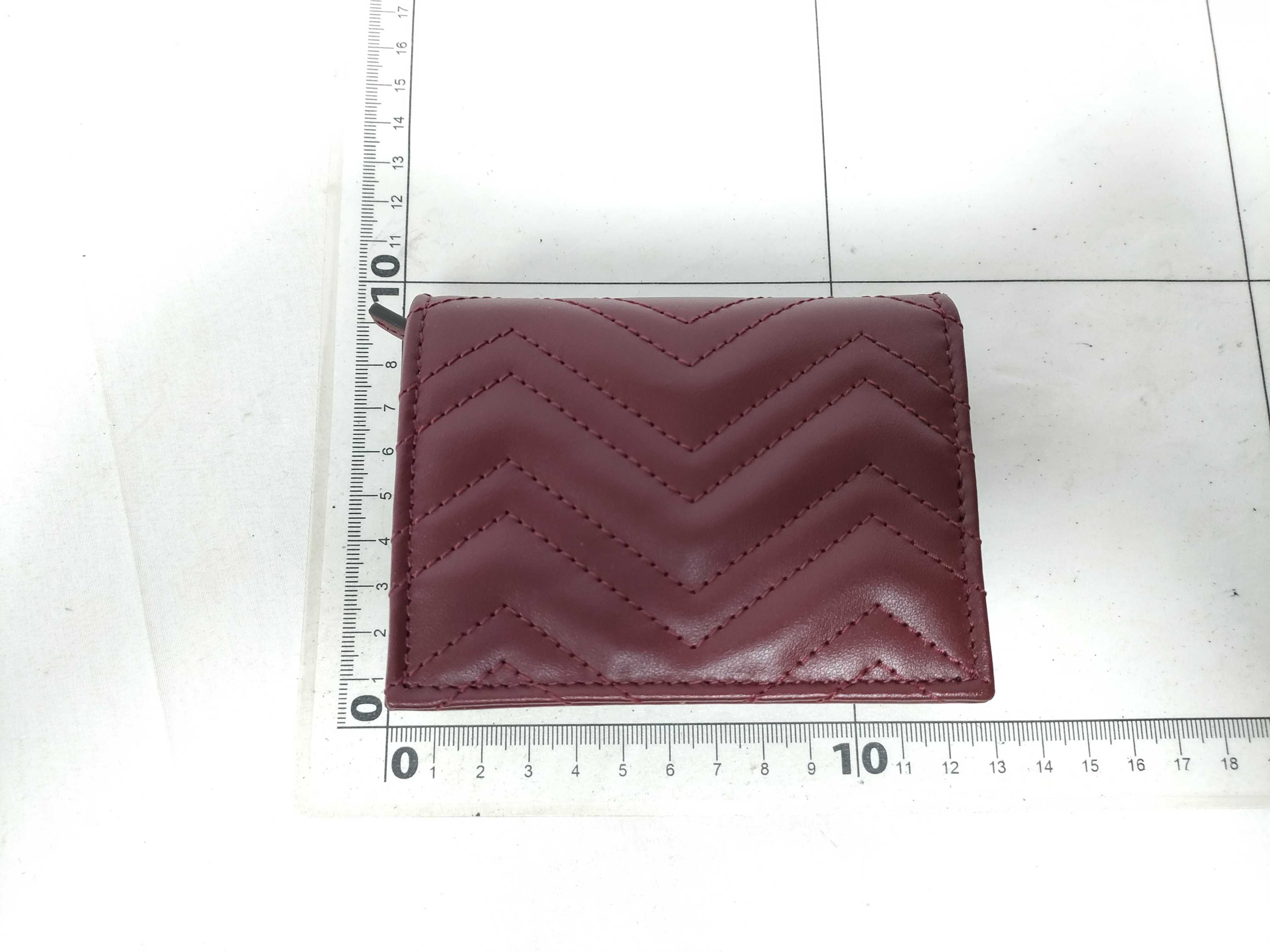 Double G Marmont Small Wallet Rosso Ancorare — view 2