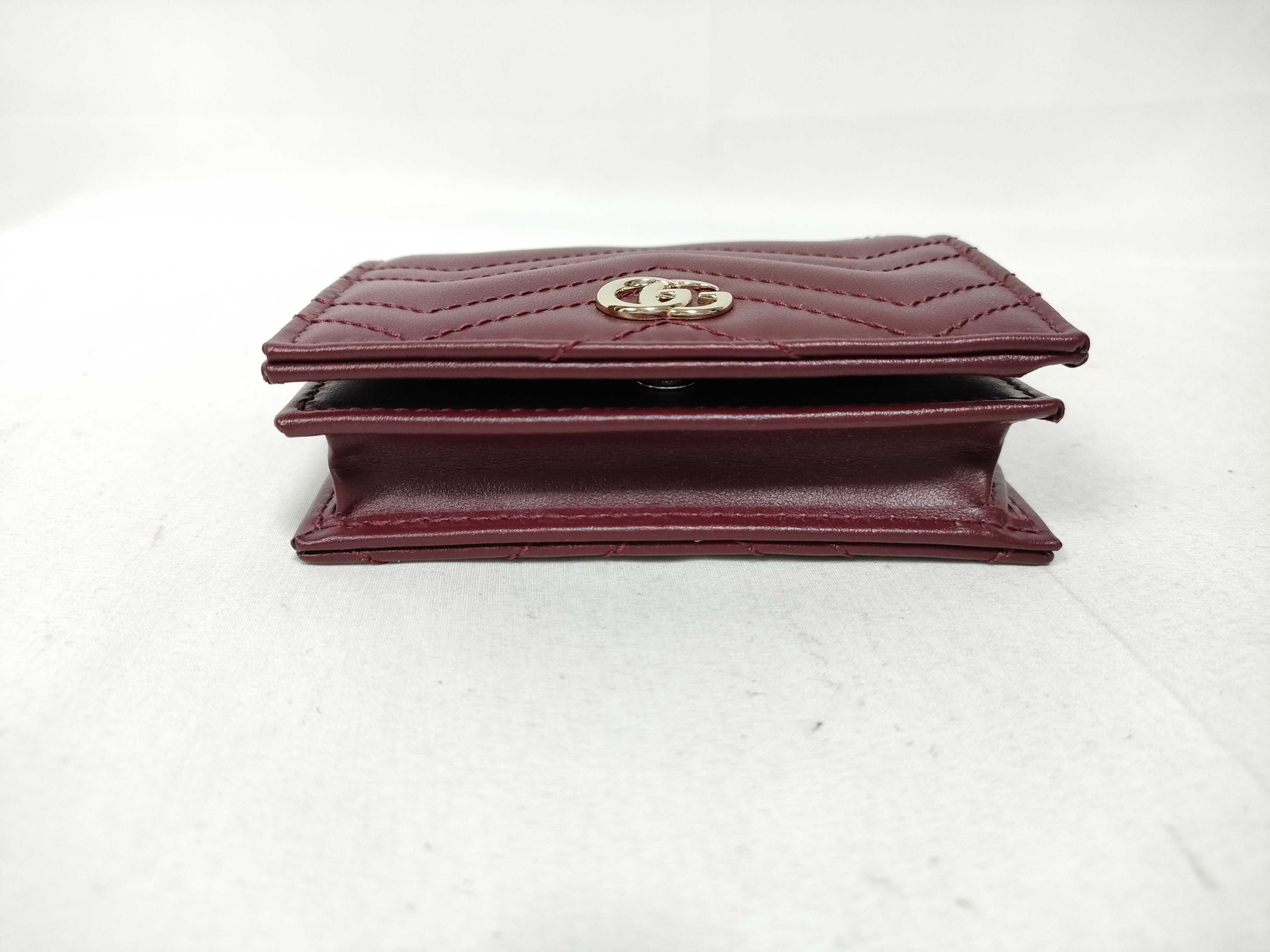 Double G Marmont Small Wallet Rosso Ancorare — view 6