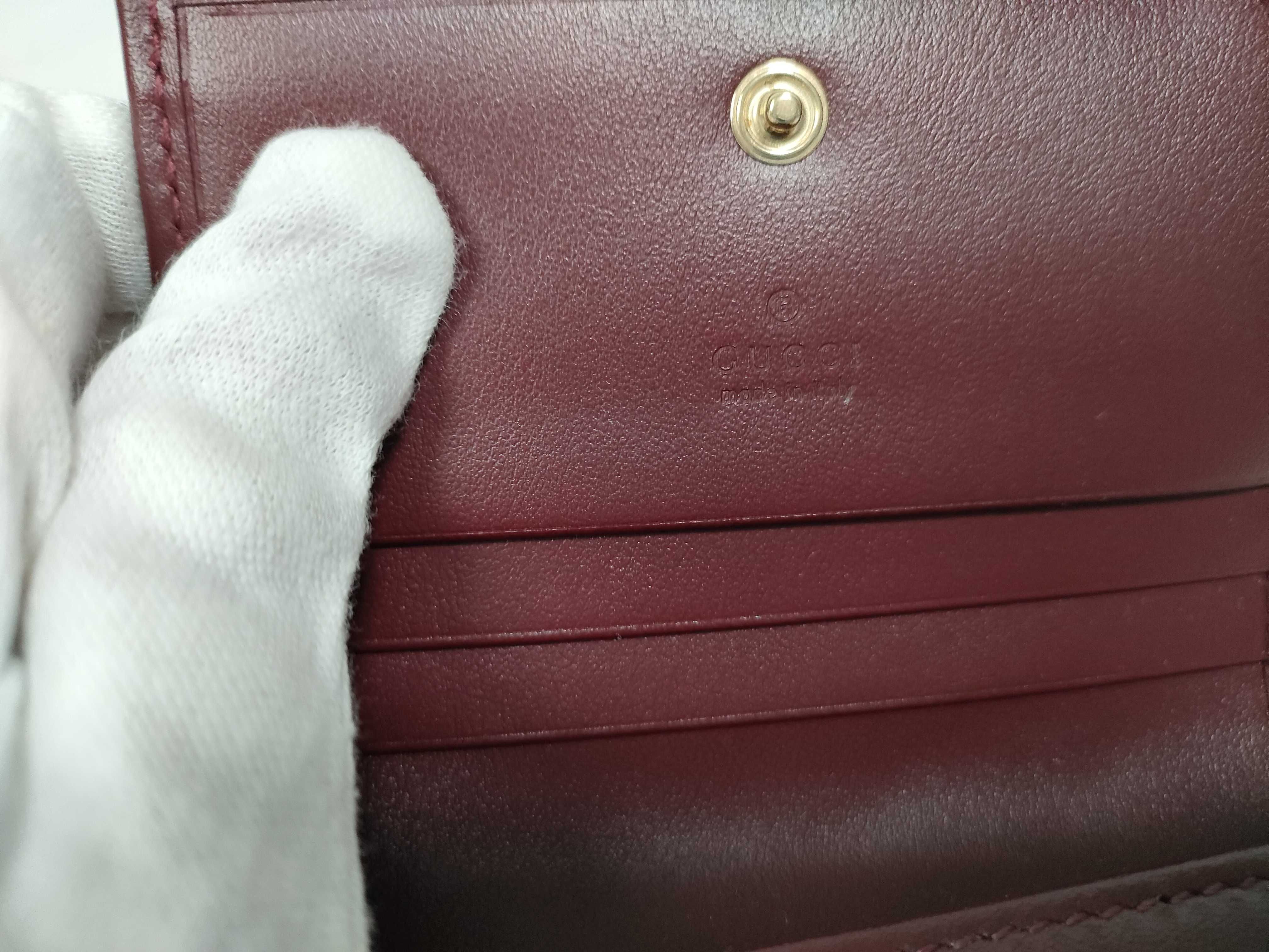 Double G Marmont Small Wallet Rosso Ancorare — view 9