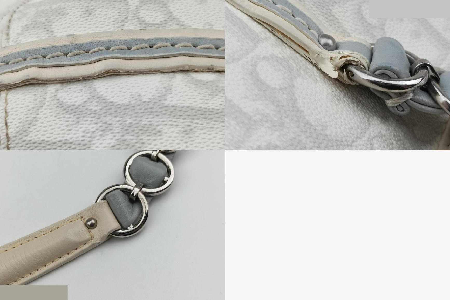 Romantic Trotter PVC Coated Canvas, White — view 12