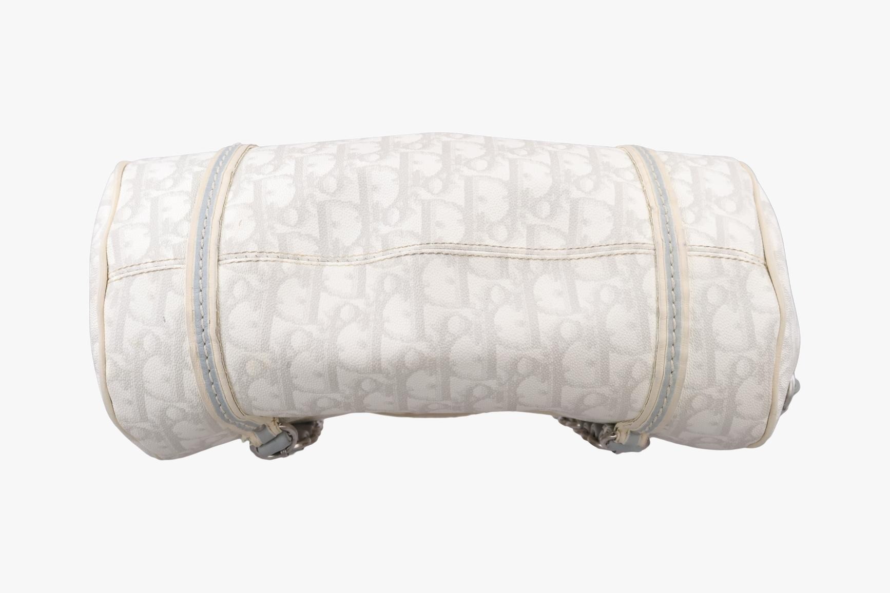 Romantic Trotter PVC Coated Canvas, White — view 3