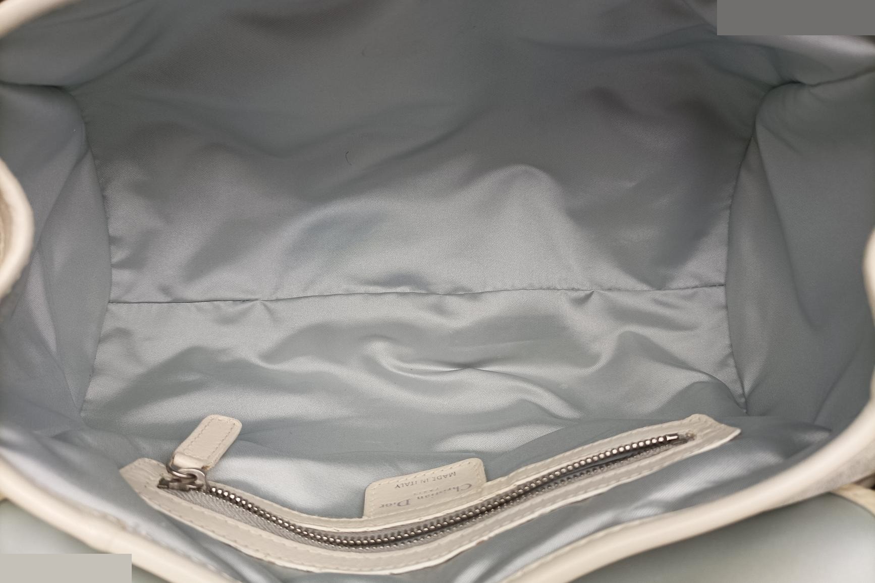 Romantic Trotter PVC Coated Canvas, White — view 6